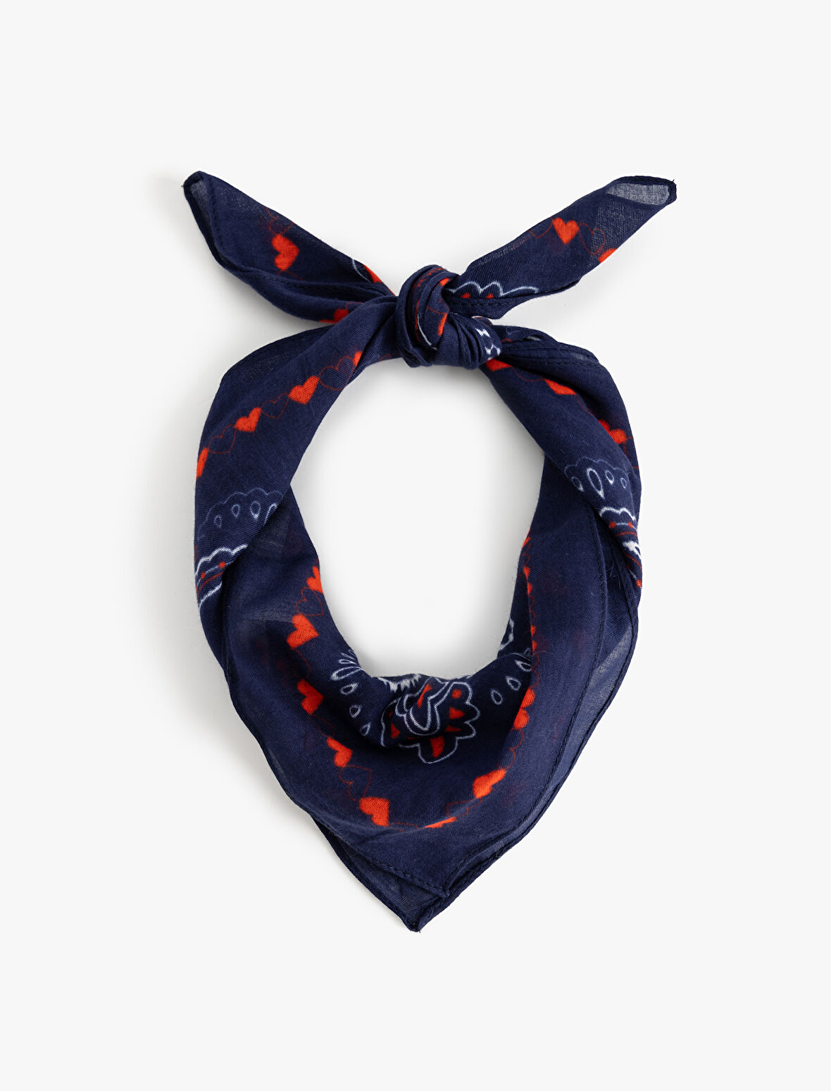 Kare Fular Etnik Desenli