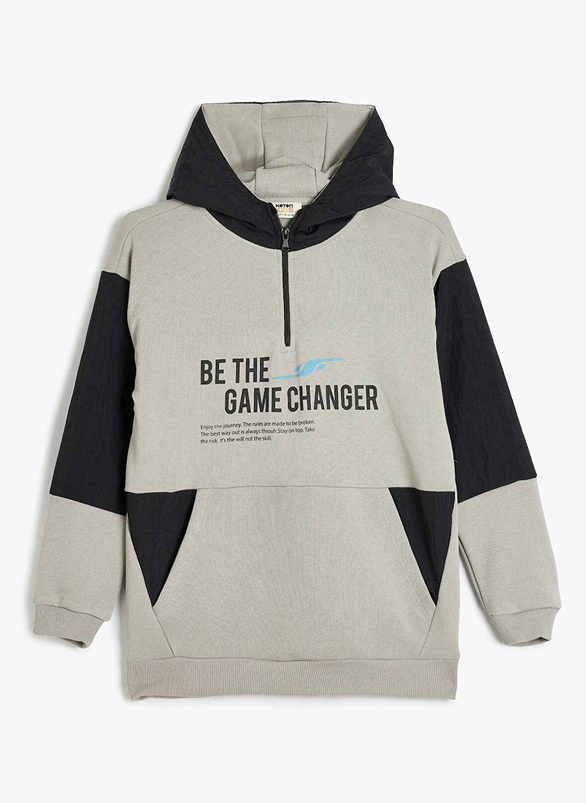 Koton Baskılı Erkek Çocuk  Gri Sweatshırt 5WKB10292TK