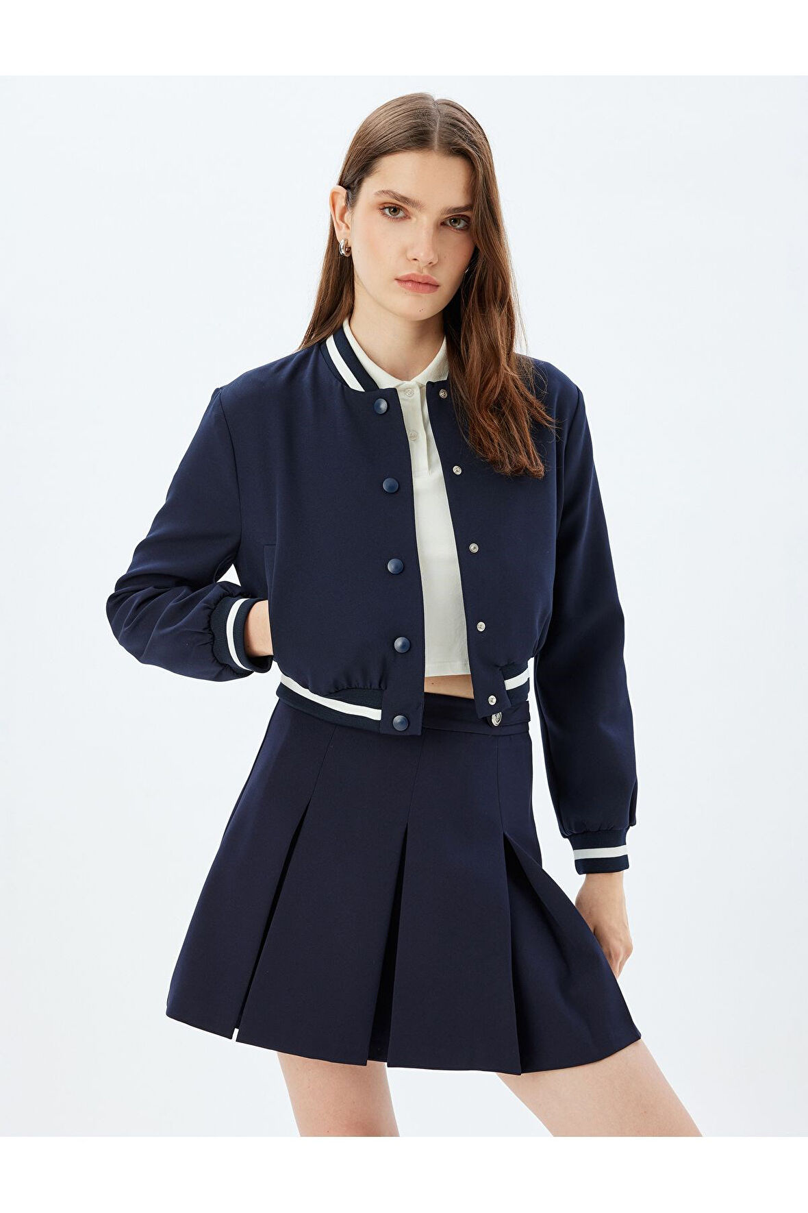 Kadın Ceket 5wak50085uw Lacivert