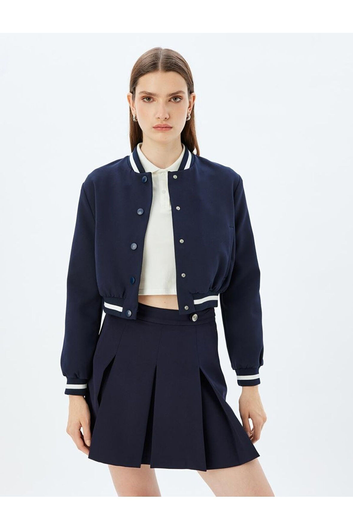 Kadın Ceket 5wak50085uw Lacivert