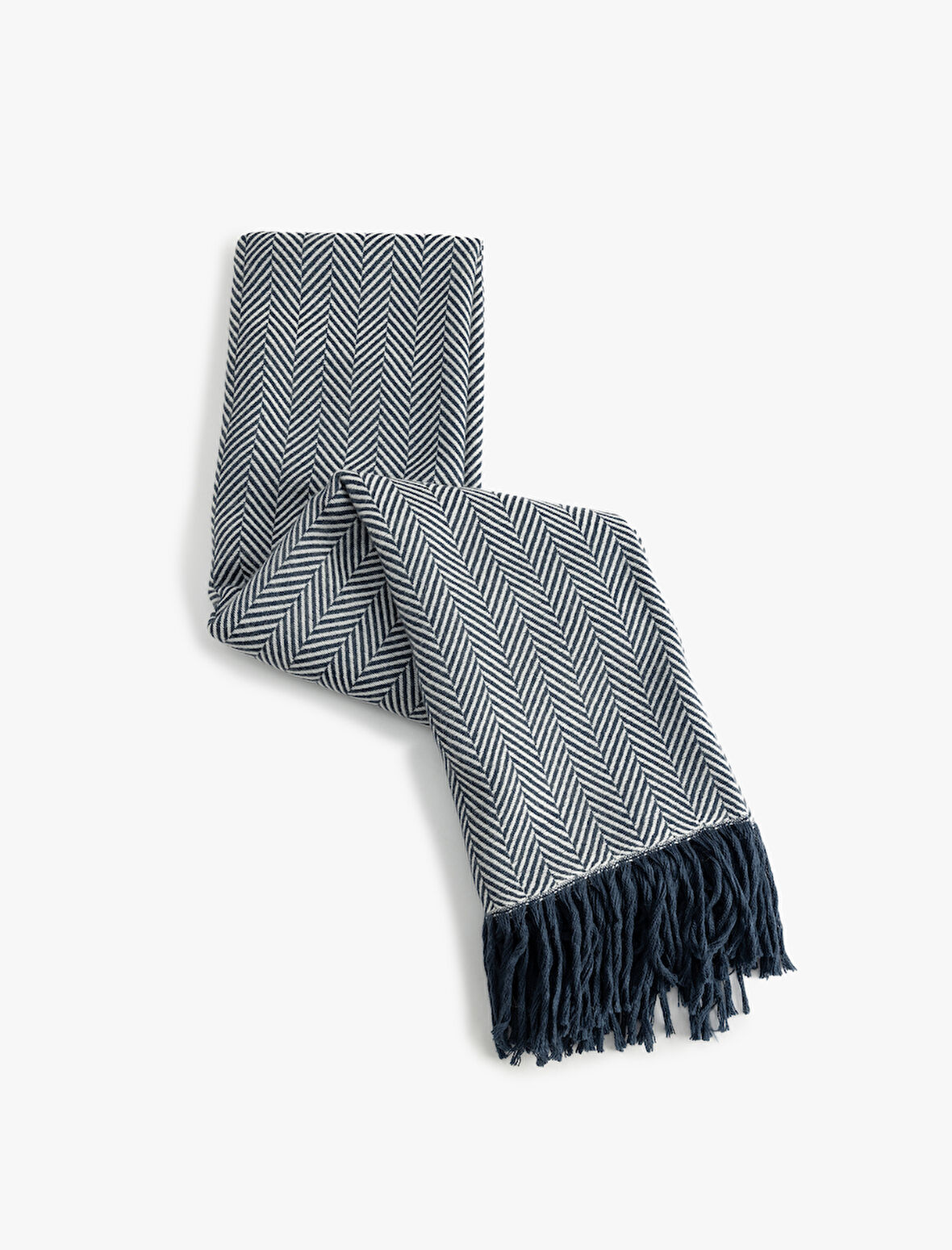 Atkı Püsküllü Dokulu