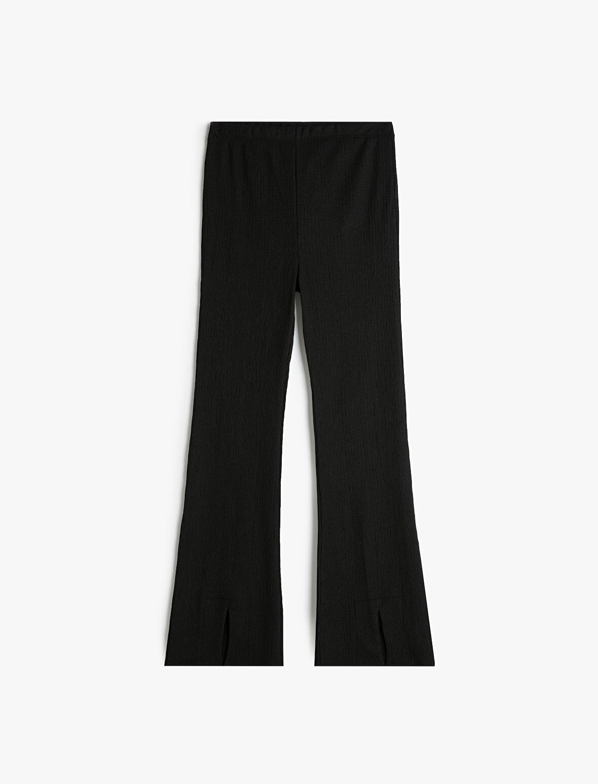 Basic İspanyol Paça Pantolon Beli Lastikli