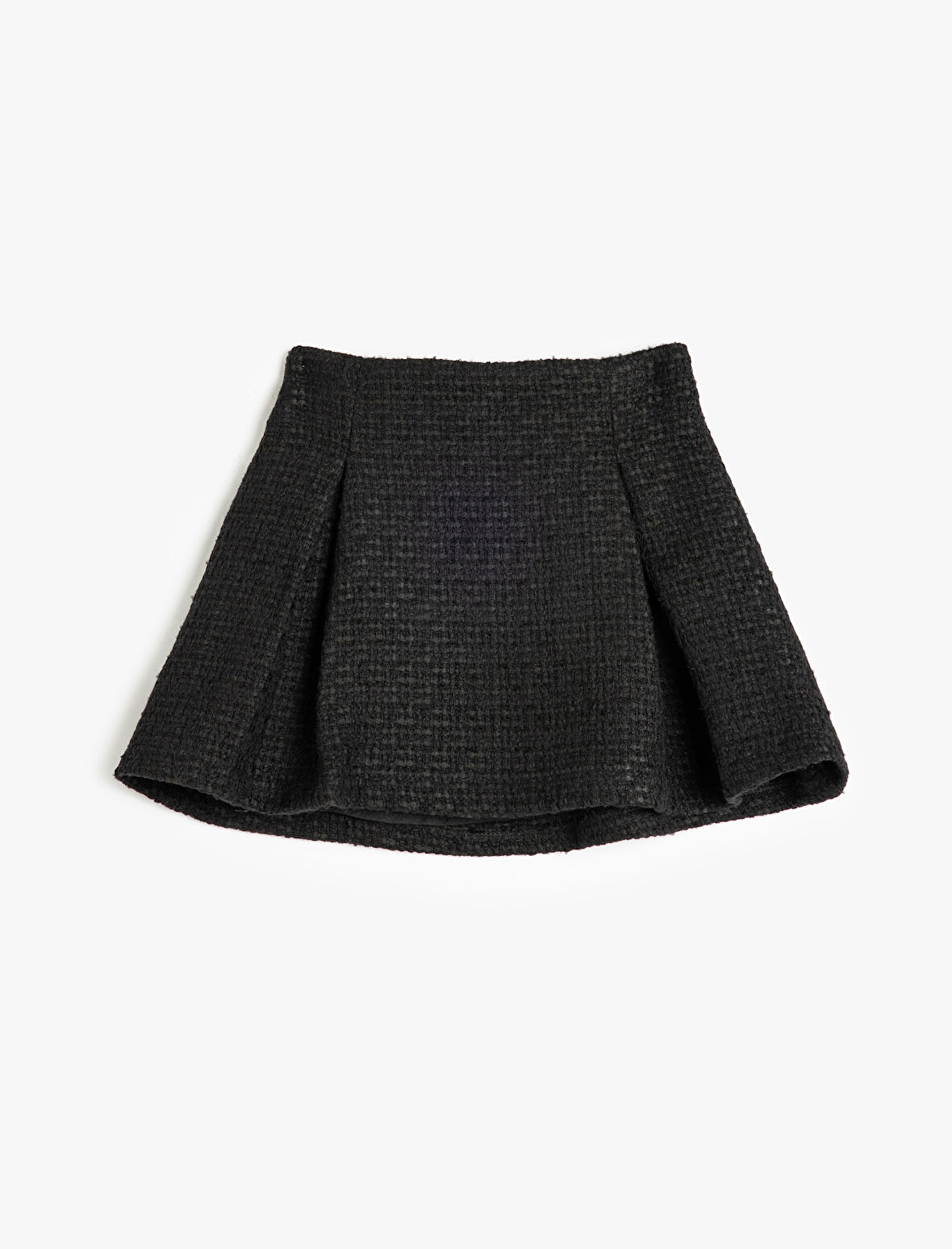 Pileli Etek Pamuk Karışımlı 