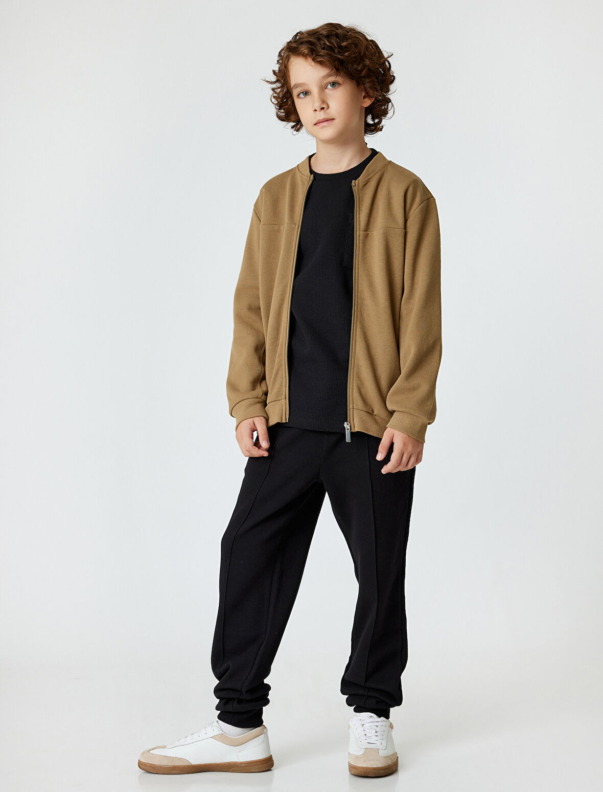 Jogger Eşofman Altı Beli Bağlamalı Şardonlu