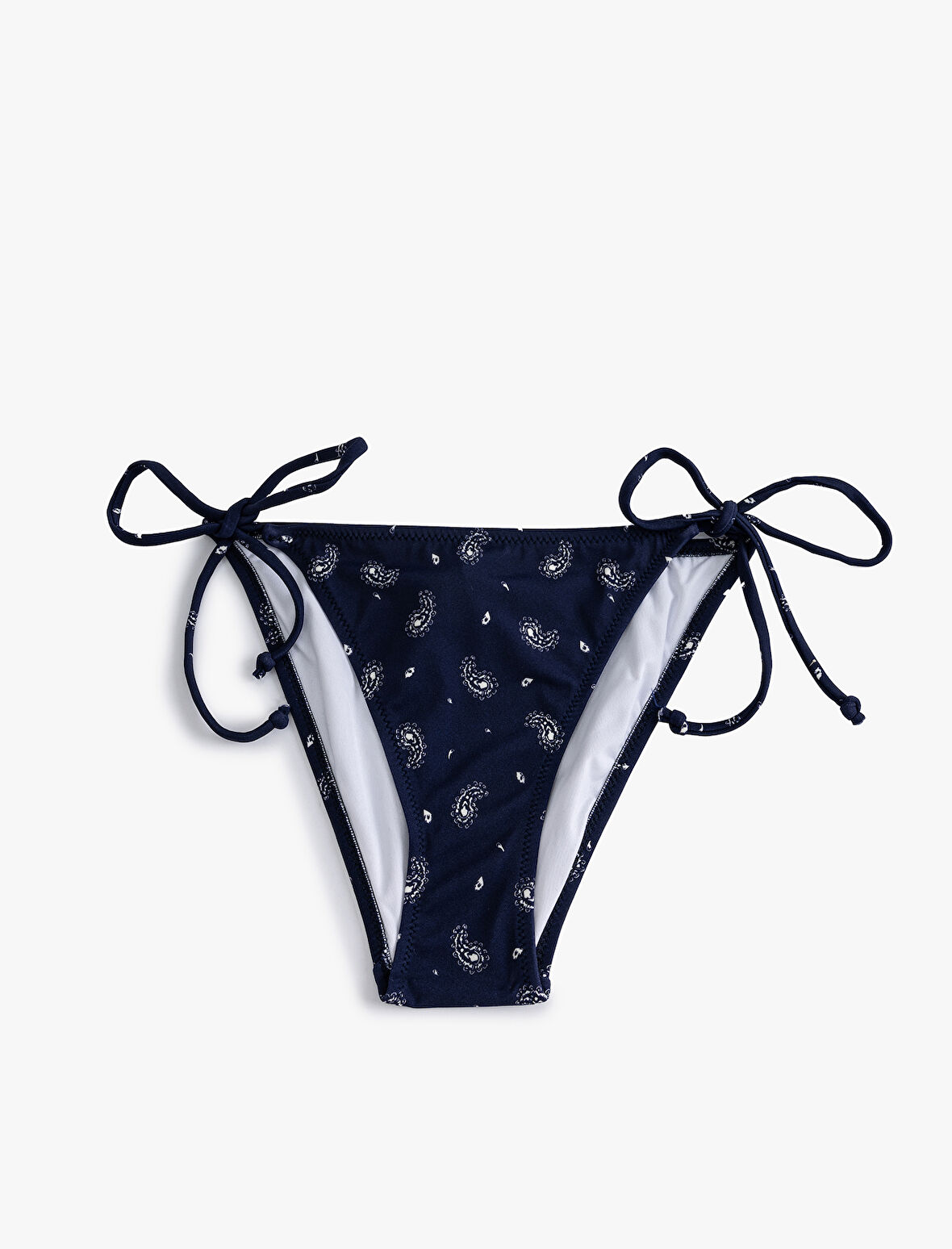 İpli Bikini Altı Şal Desenli Astarlı
