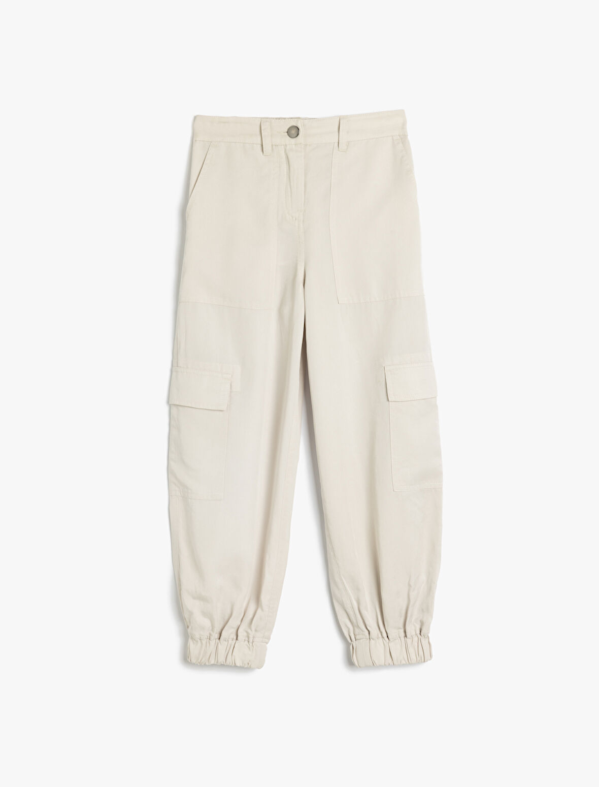 Ekstra Düşük Bel Cepli Bol Kesim Uzun Pantolon