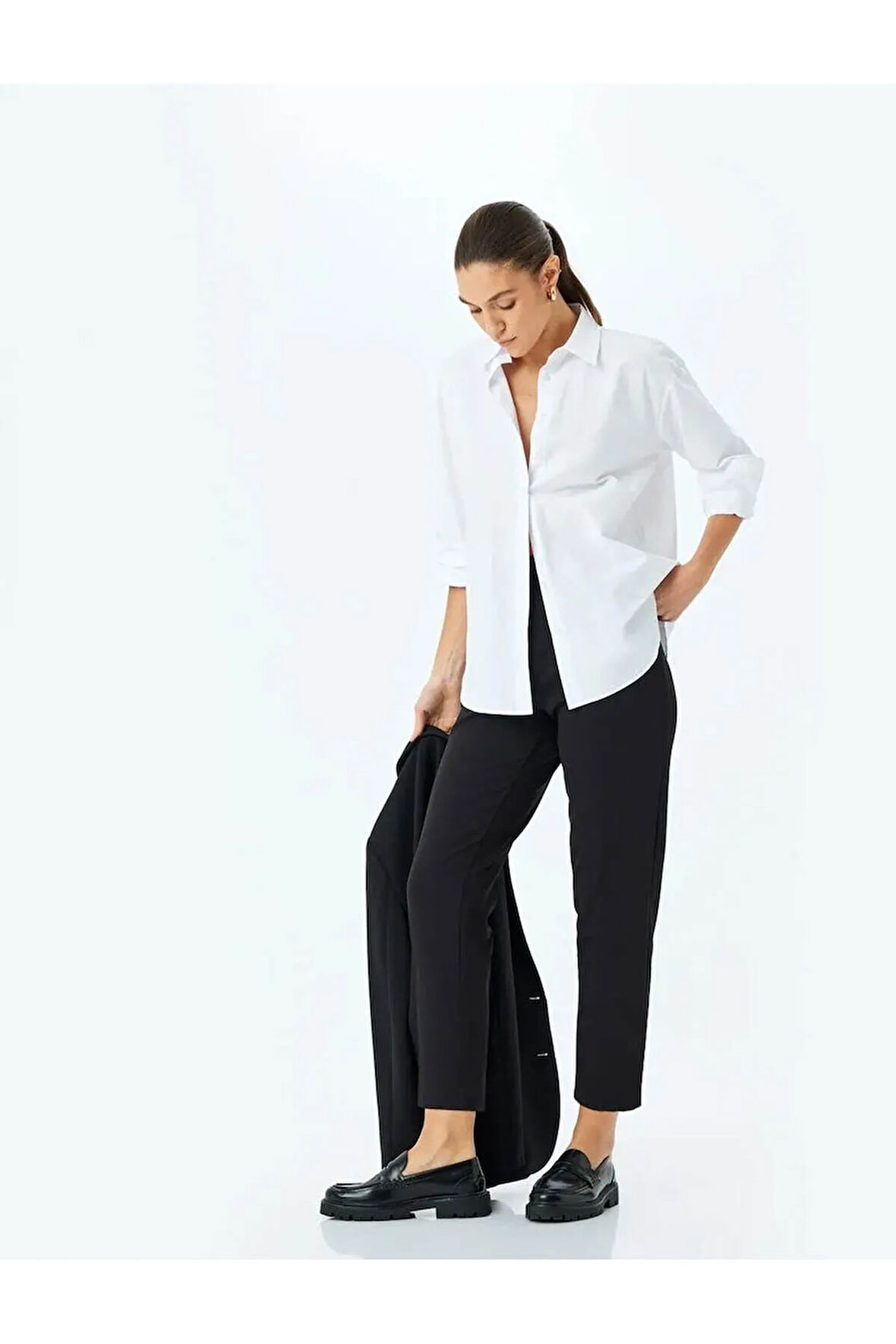 Koton Kadın / Kız Siyah Pantolon (Model Kodu: 5Sak40031Uw999 )