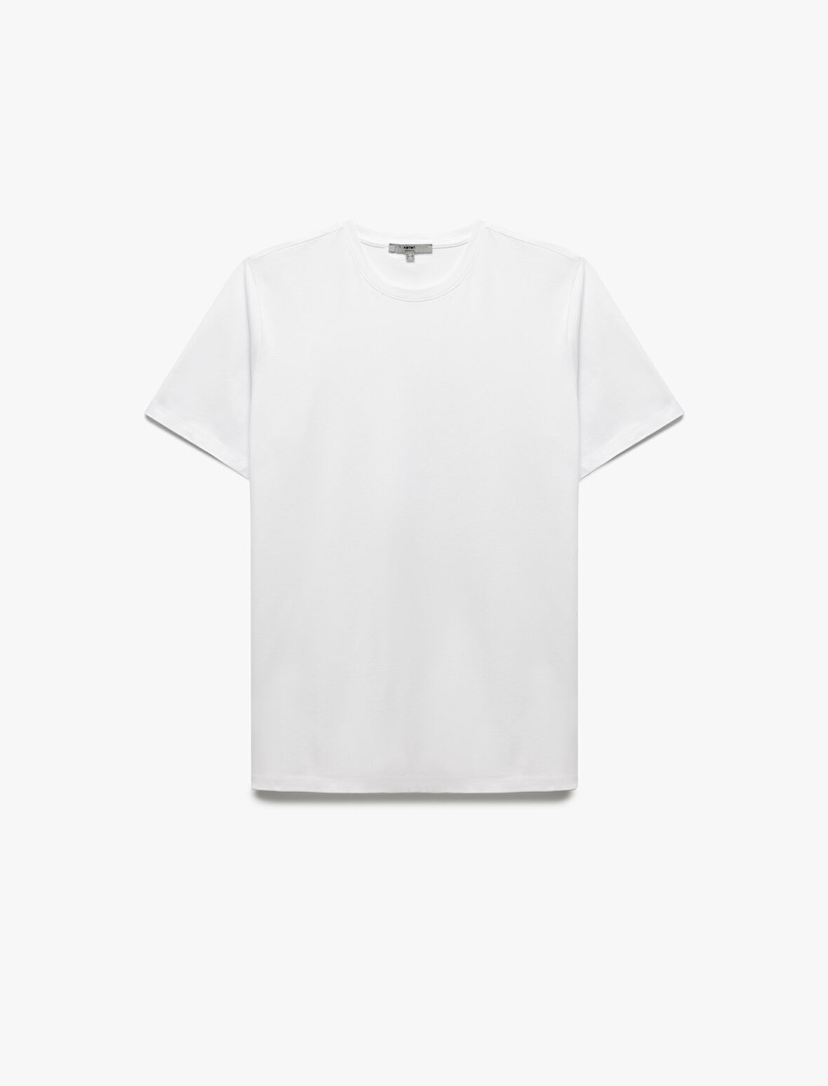 Pamuklu Kısa Kollu Slim Fit Bisiklet Yaka Erkek Basic Tişört