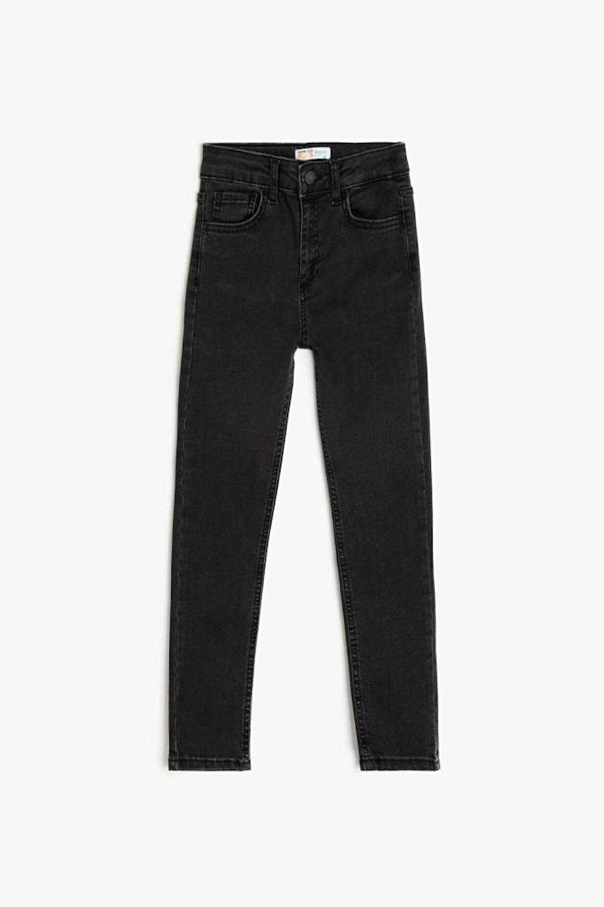 Koton Erkek Çocuk Cep Detaylı Düğme Detaylı Pamuklu Kot Pantolon