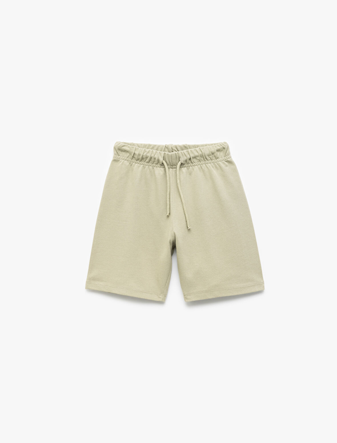 Pamuklu Beli Bağcıklı Basic Şort