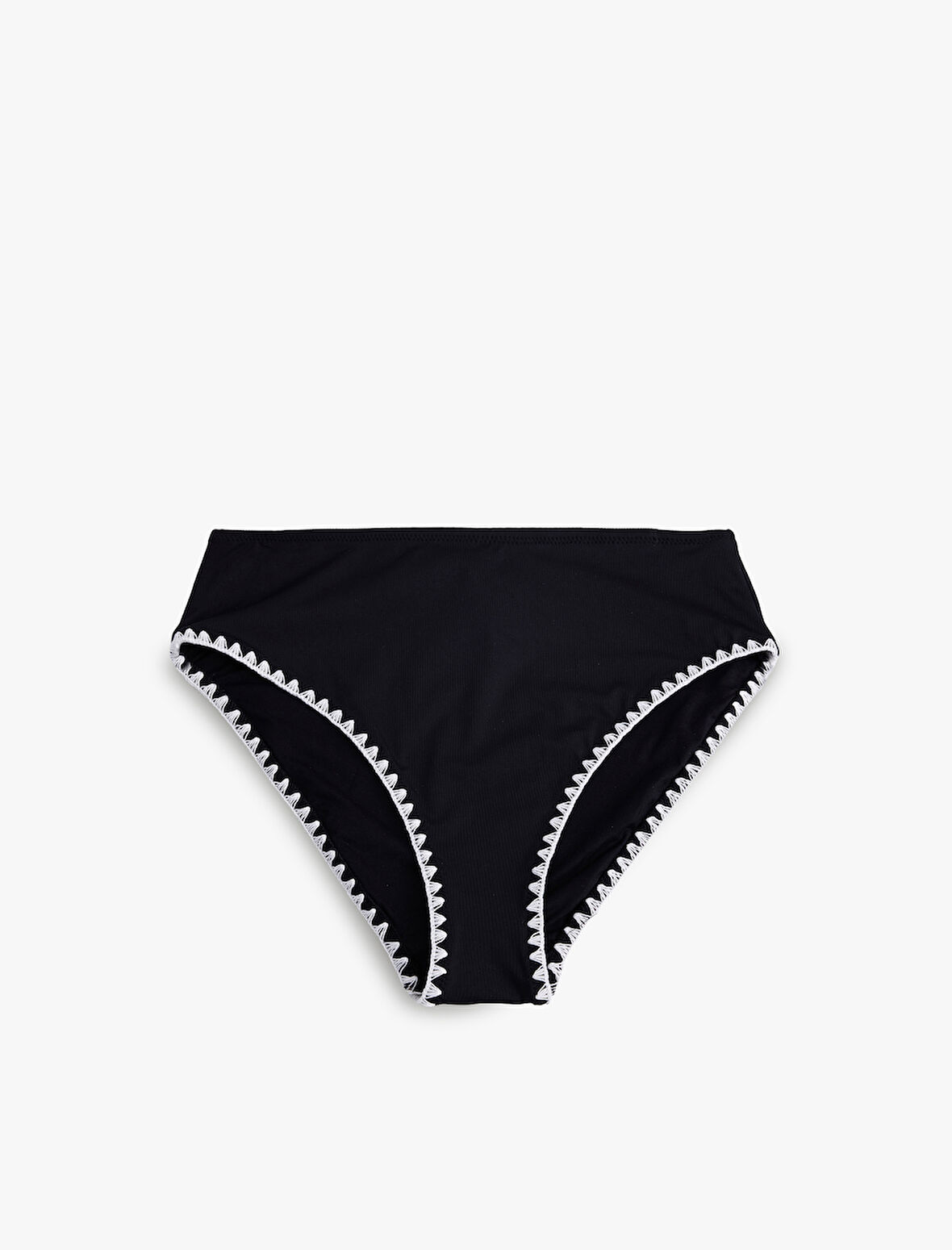 Yüksek Bel Kroşe Detaylı Bikini Altı