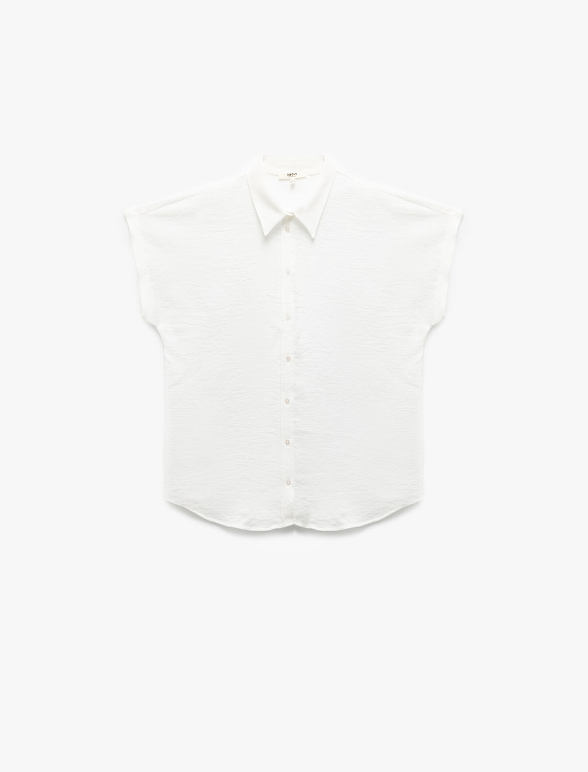 Klasik Yaka Düğmeli Kısa Kollu Gömlek