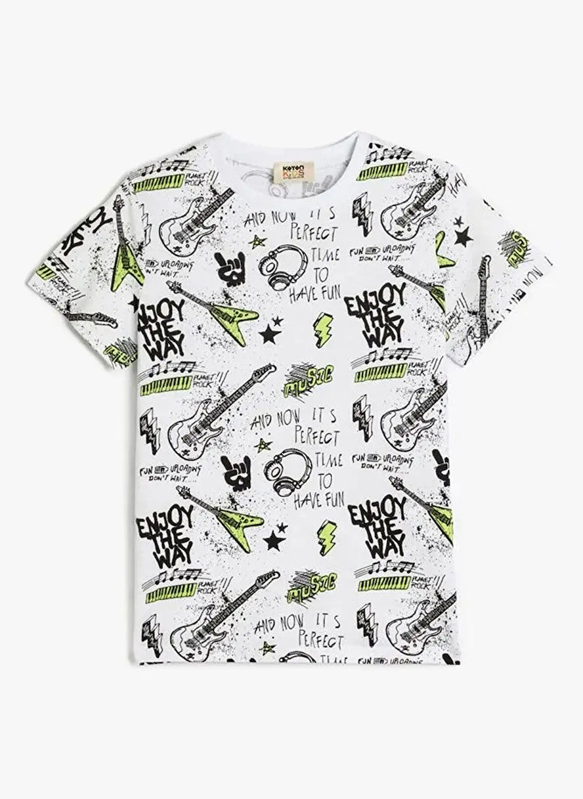 Koton Beyaz Erkek Çocuk T-Shirt