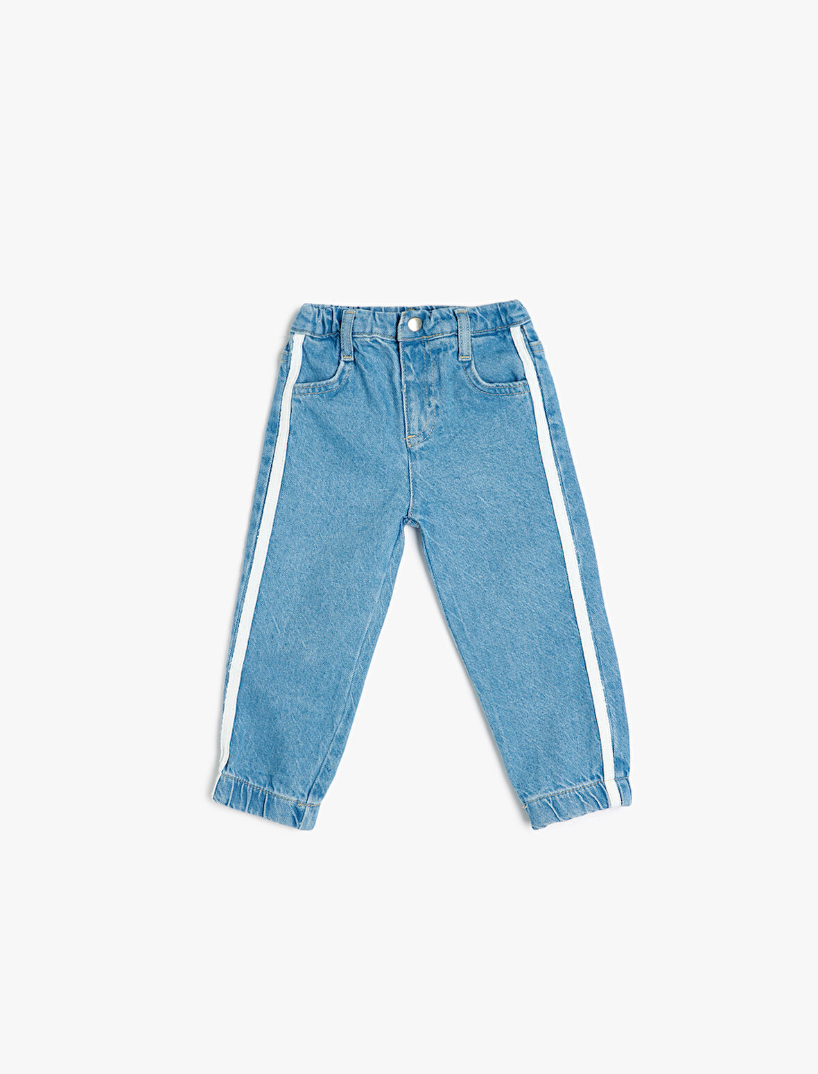 Jogger Kargo Pantolon Cepli Şerit Detaylı Pamuklu 
