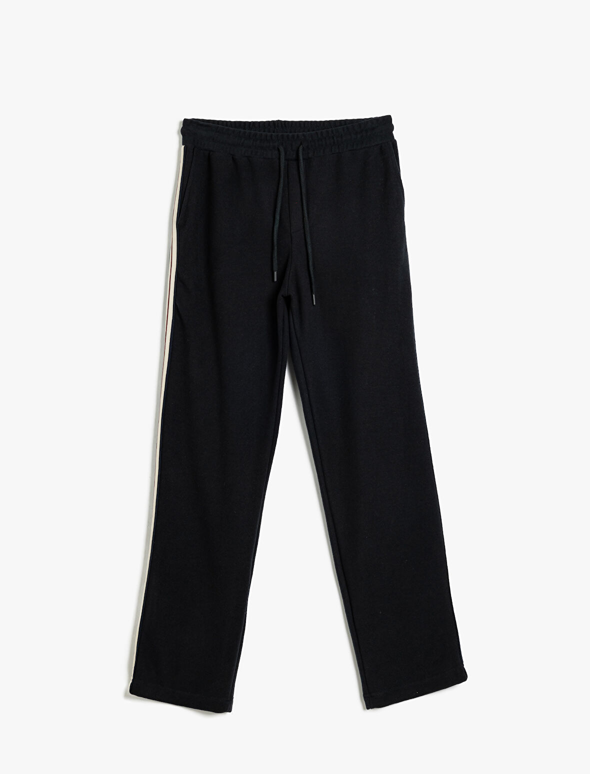 Eşofman Altı Beli Bağcıklı Biyeli Cep Detaylı Pamuk Karışımlı