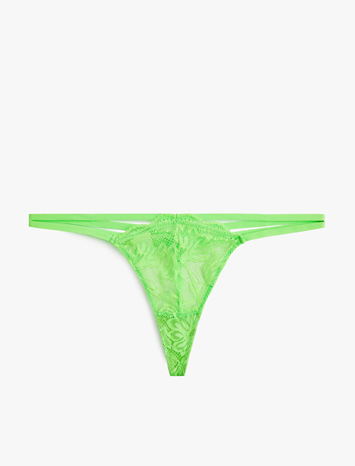 Standart Bel Dantelli String Külot