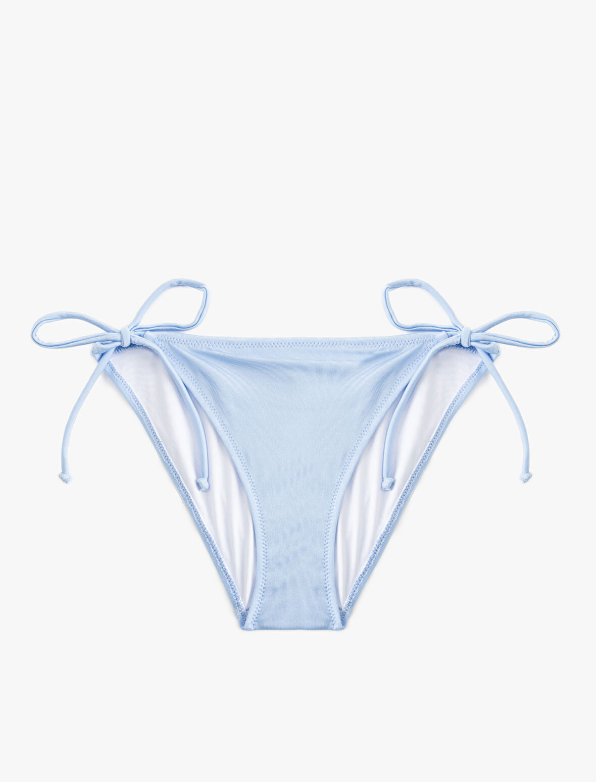 Astarlı Parlak Yanları İpli Bikini Altı