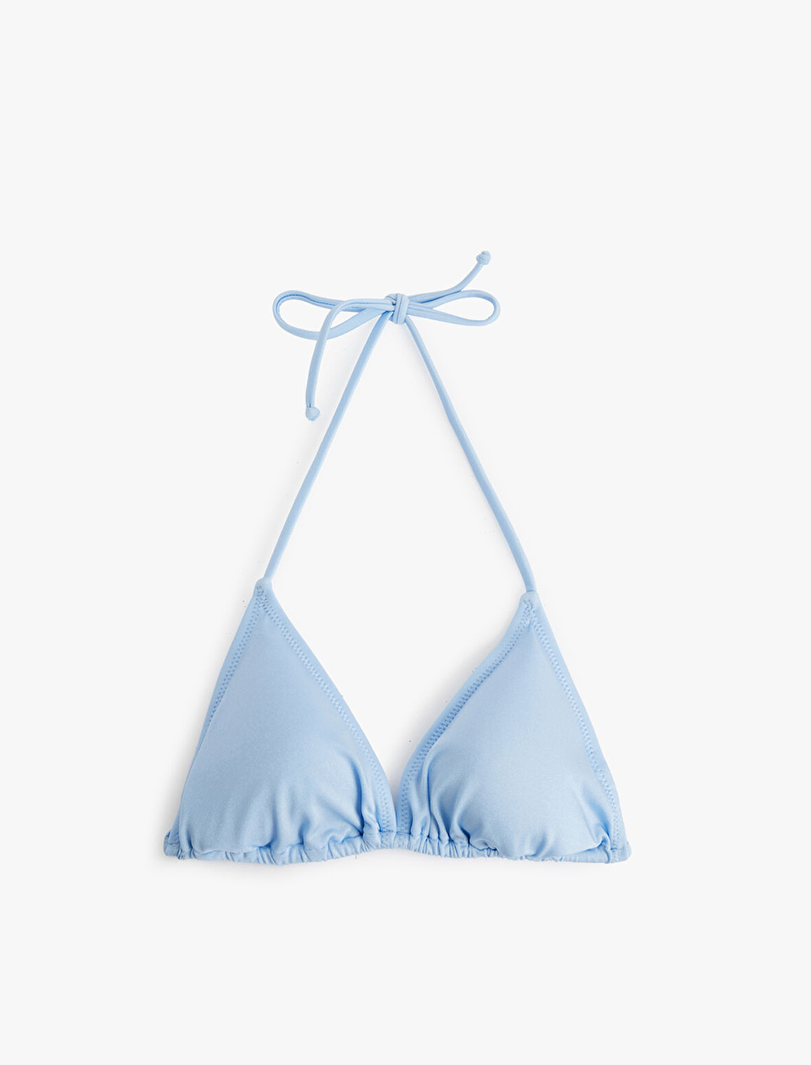 Astarlı İpli Üçgen Bikini Üstü