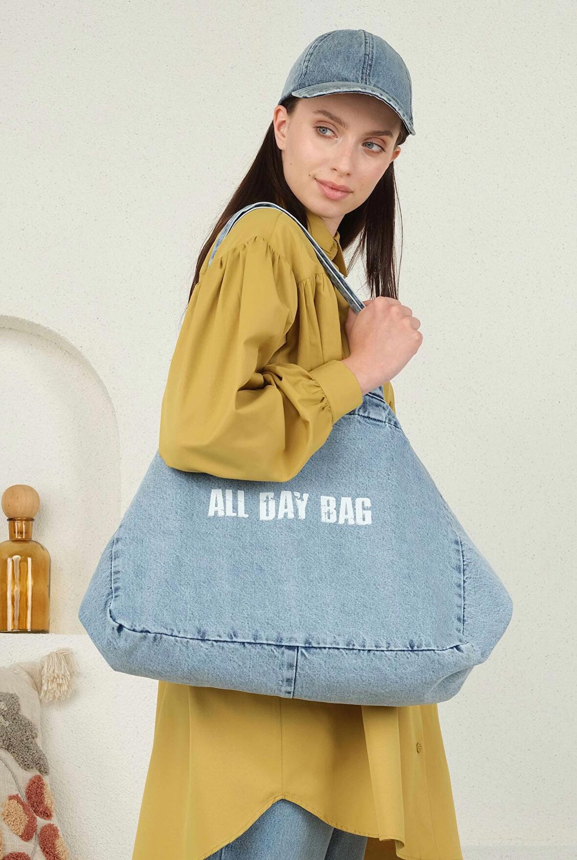 Denim Çanta Açık Mavi