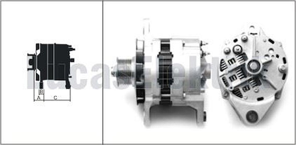 ALTERNATOR 24V 70A BMC BELDE OTOBUS CATERPILLAR CUMMINS IS MAKINASI - LUCAS LEA0267