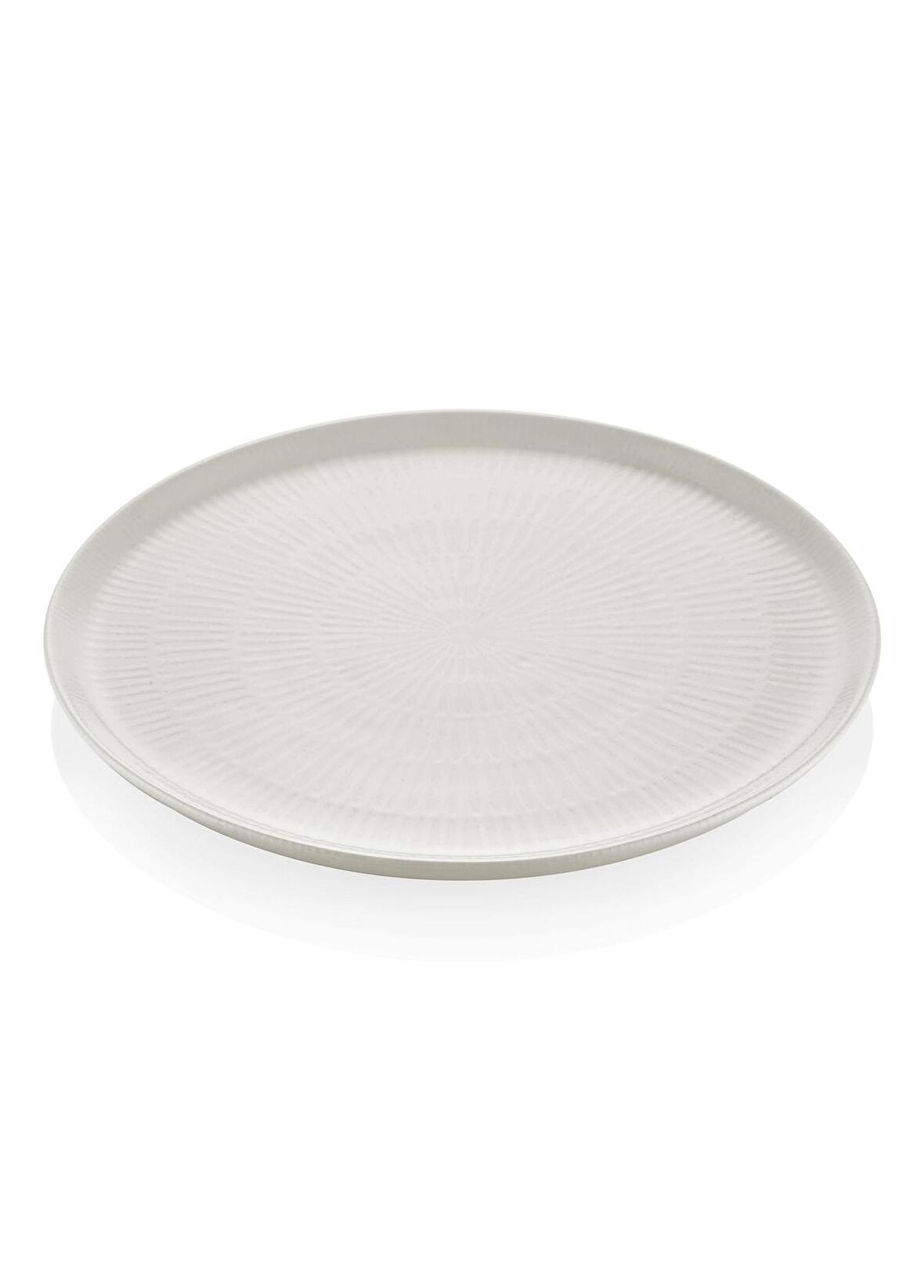 The Mia Noon Servis Tabağı Krem 30 Cm