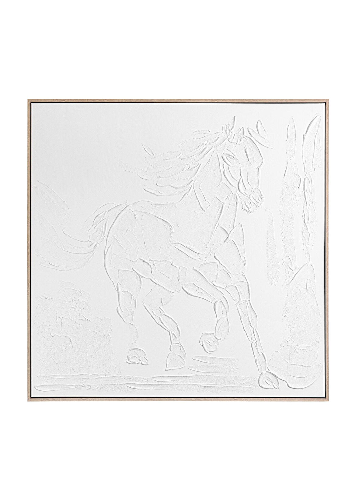 The Mia Kabartma Kanvas Tablo 100x100 cm TBL0078