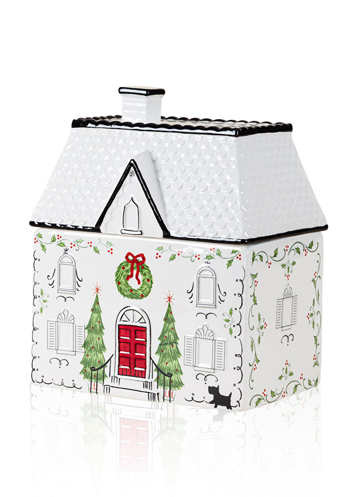 The Mia Yılbaşı Kurabiye Kavanozu 21x15x25 cm