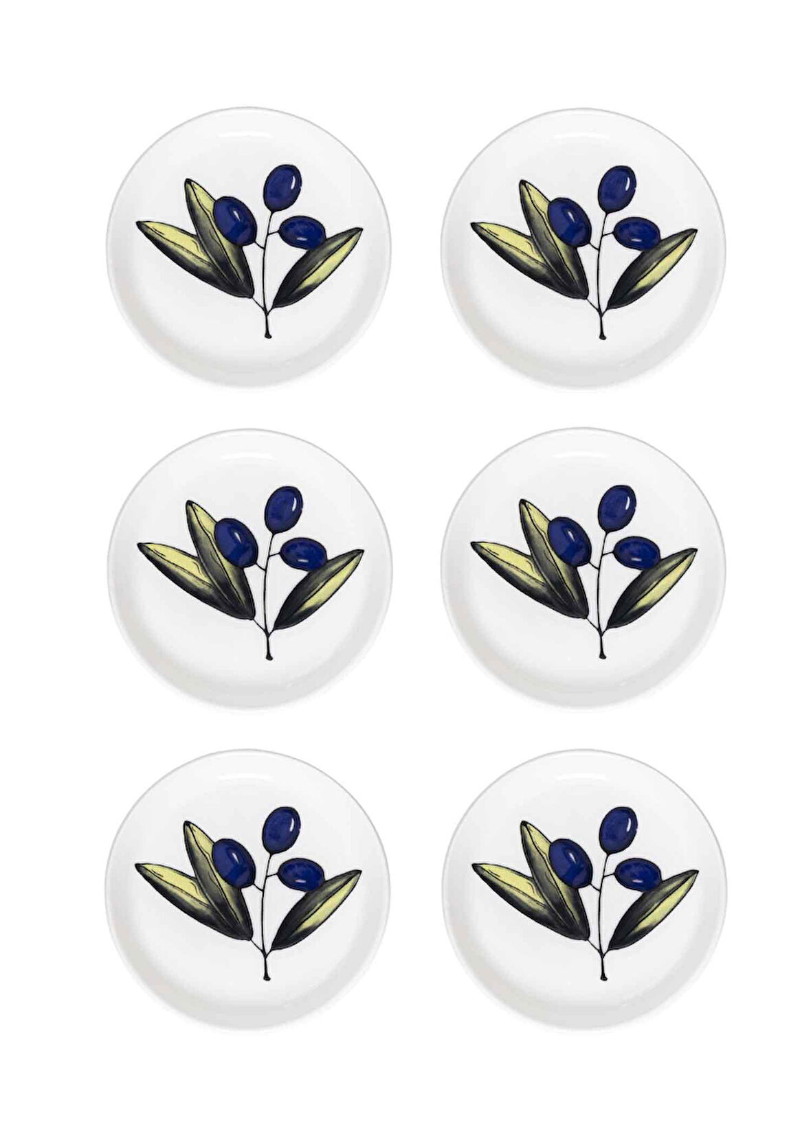 The Mia Olivos Sosluk Çerezlik 6lı Set 10 cm