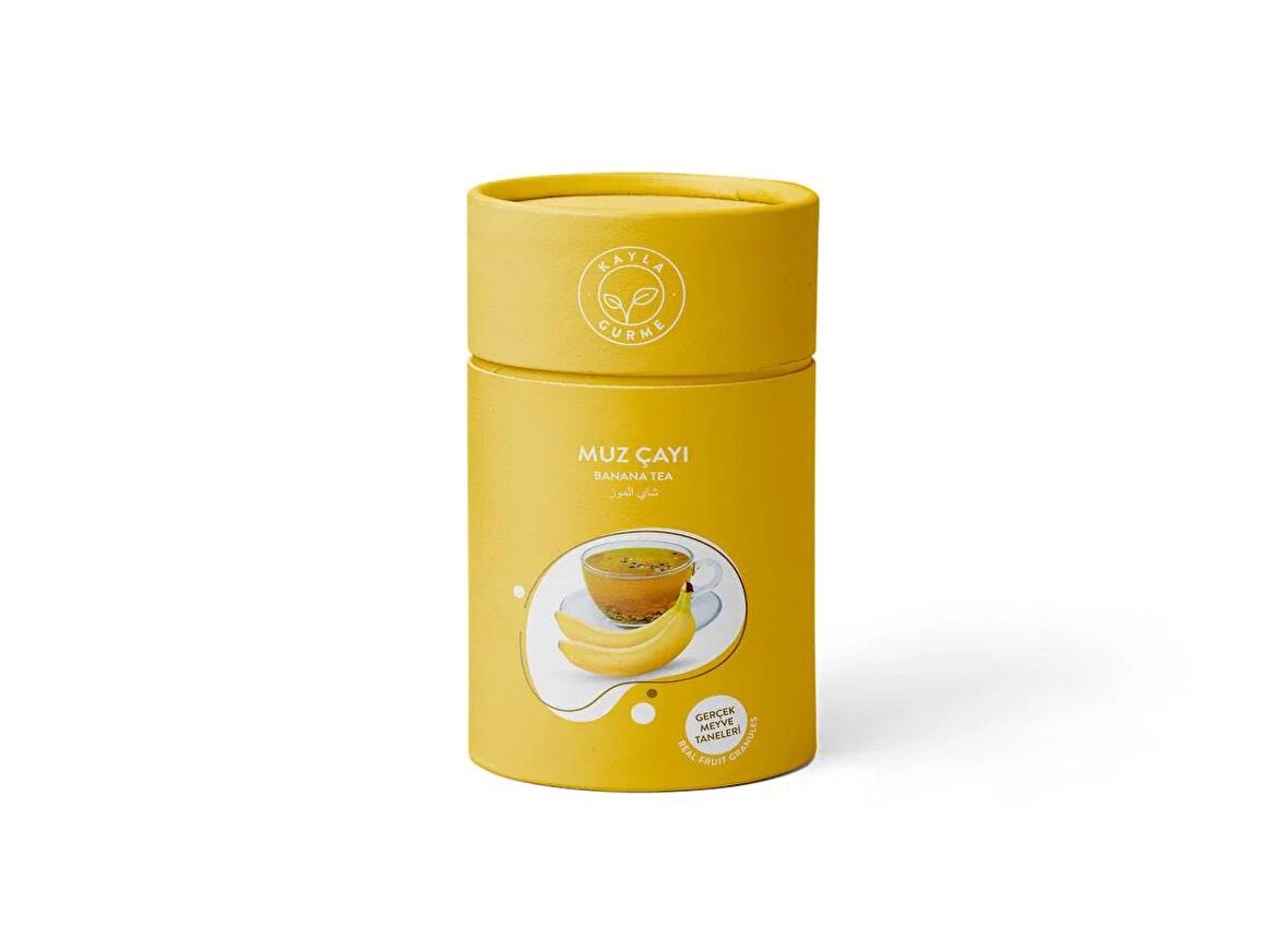 Kayla Gurme Muz Çayı - Muz Taneli - Silindir Karton Kutu 175 Gr.