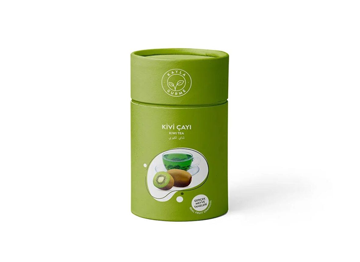 Kayla Gurme Kivi Çayı - Kivi Taneli - Silindir Karton Kutu 175 Gr.