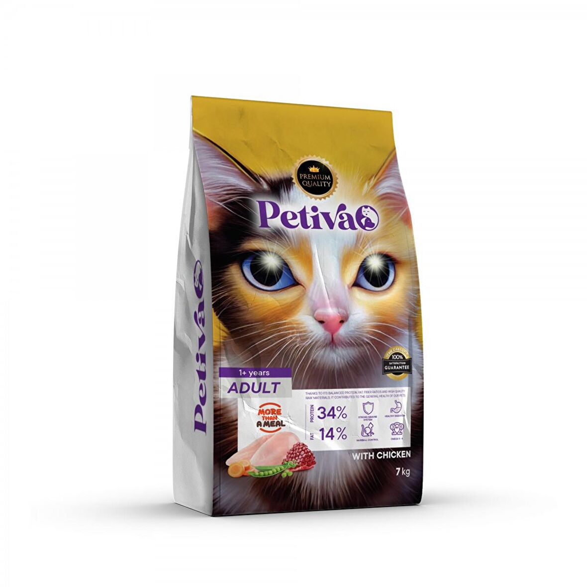 Petiva Yetişkin Kedi Tavuk Etli 7 Kg