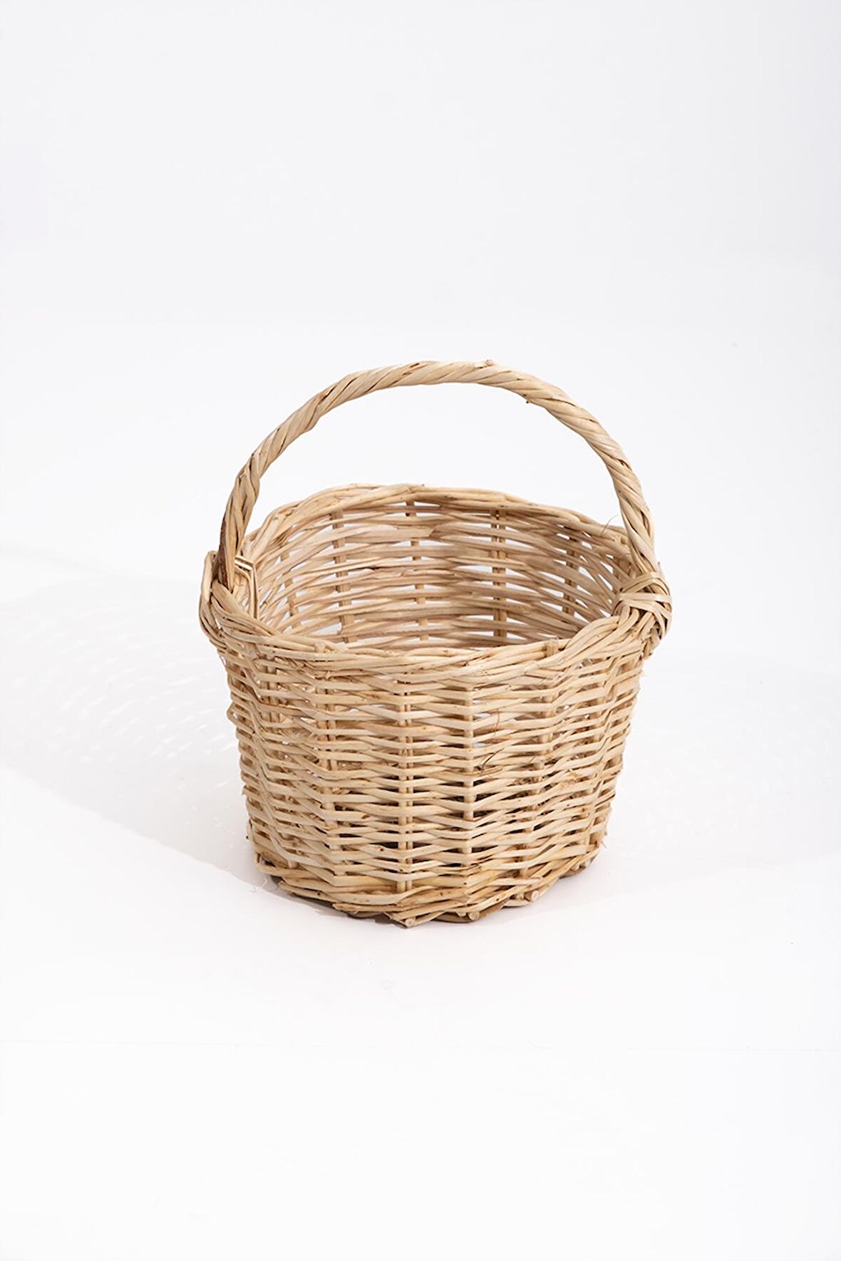 Hasır Balkon Sepeti H: 28 cm 