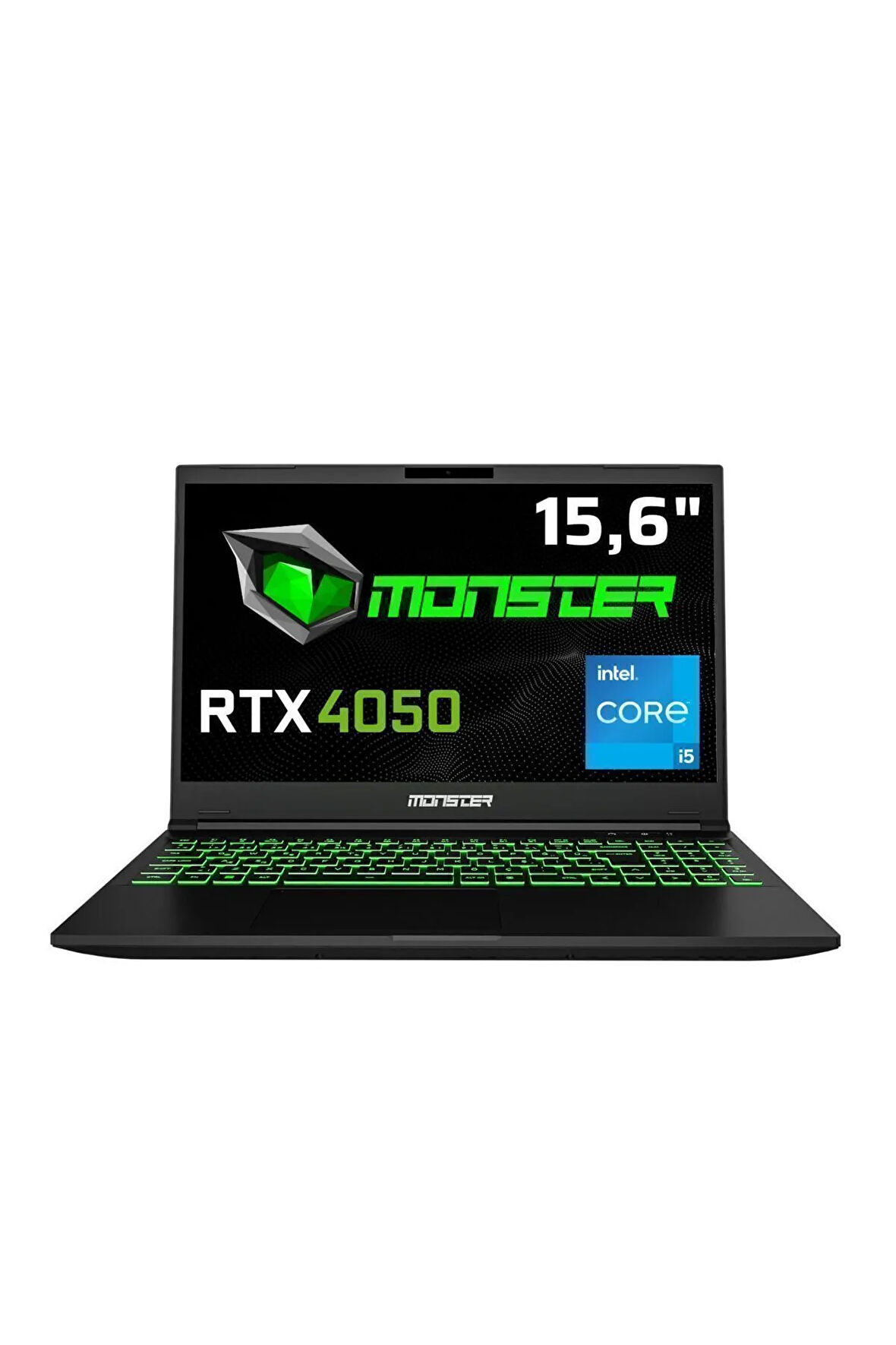 Monster Abra A5 V20.4.3 Intel Core i5 12450H 16 GB RAM 500 GB SSD 6 GB RTX 4050 Windows 11 15,6" FHD 144 Hz Oyun Bilgisayarı