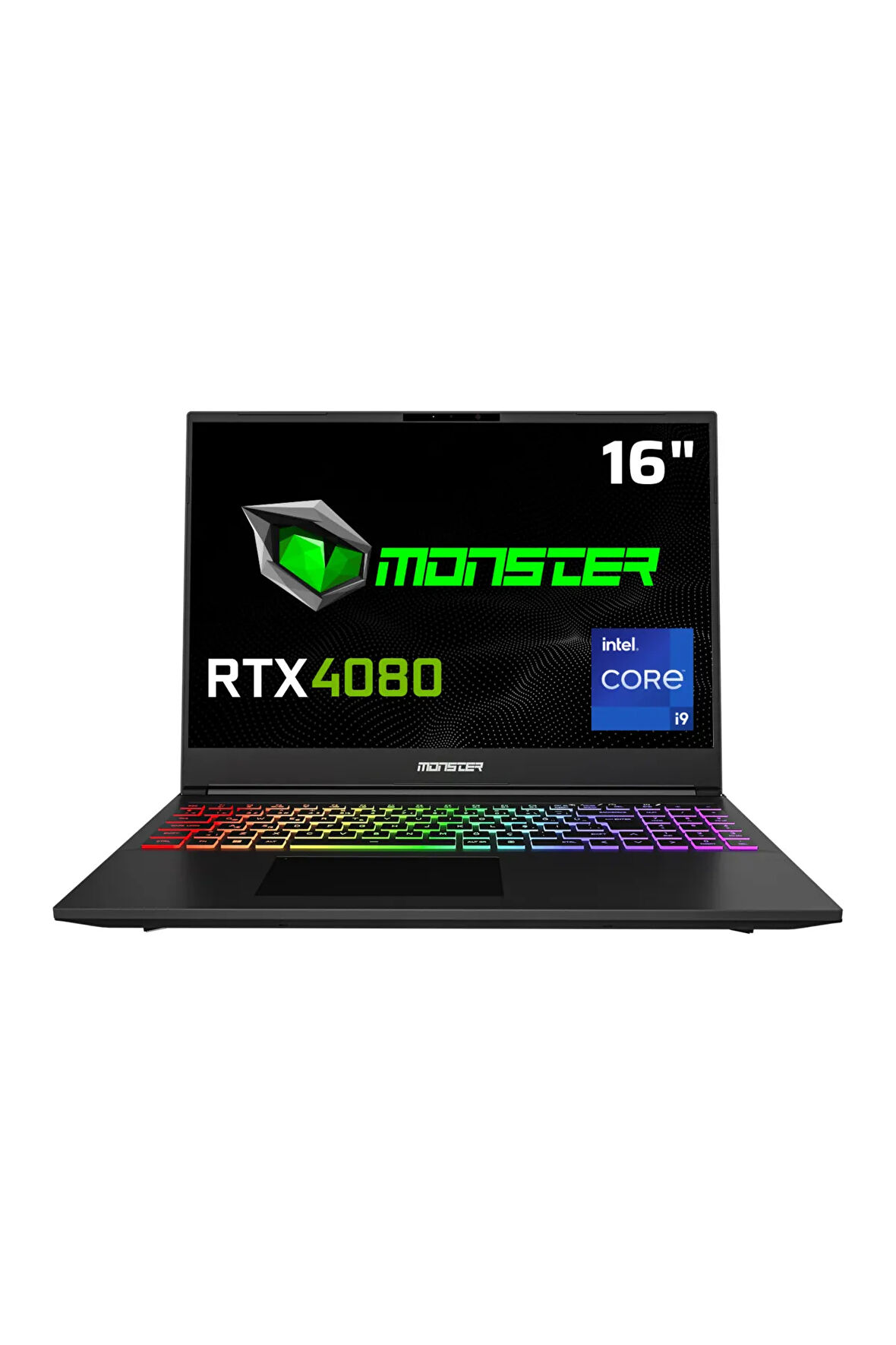 Monster Tulpar T6 V1.2 Intel Core i9 14900HX 16 GB RAM 500 GB SSD 12 GB RTX 4080 FreeDOS 16" WQXGA 165 Hz Oyun Bilgisayarı