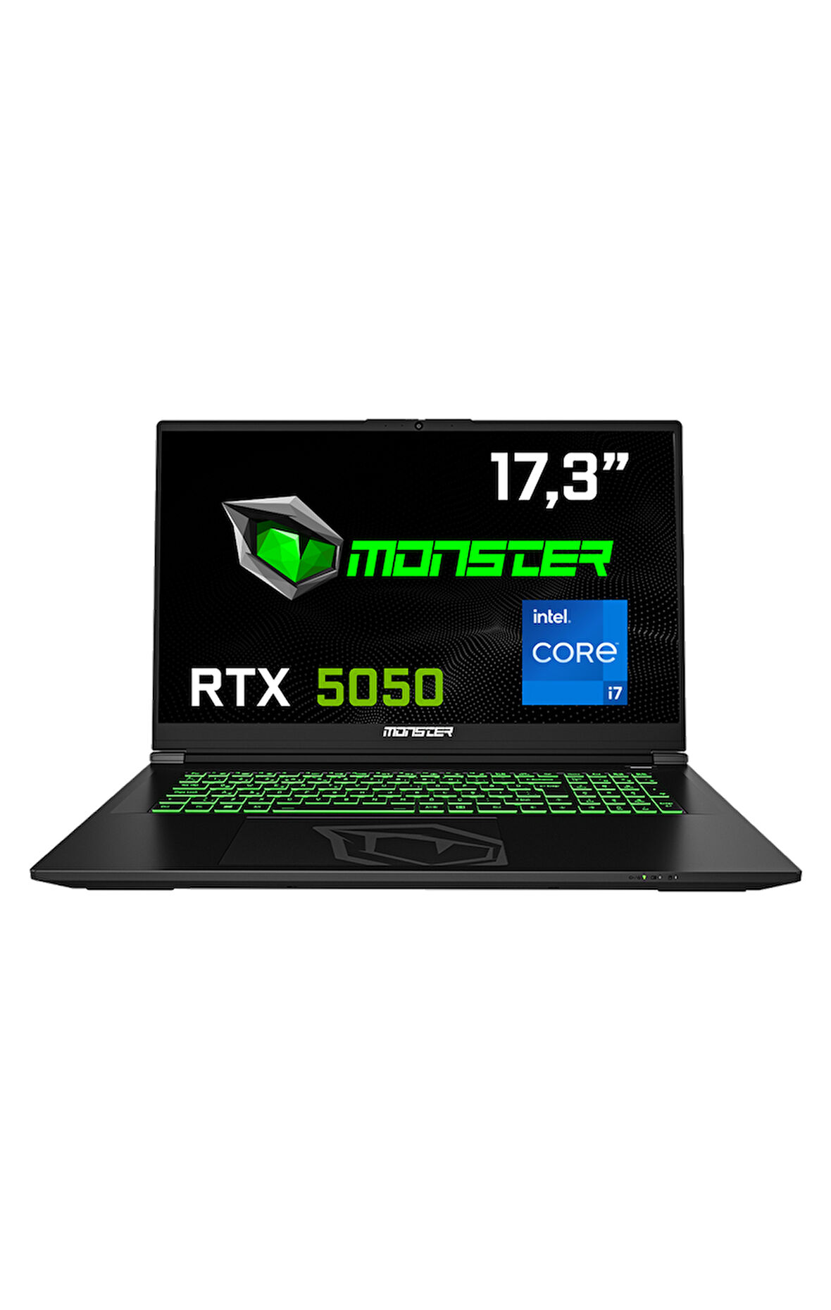 Monster Abra A7 V16.2 Intel Core i7 13700HX 16 GB RAM 500 GB SSD 8 GB RTX 5050 Freedos 17,3" FHD 144 Hz Oyun Bilgisayarı