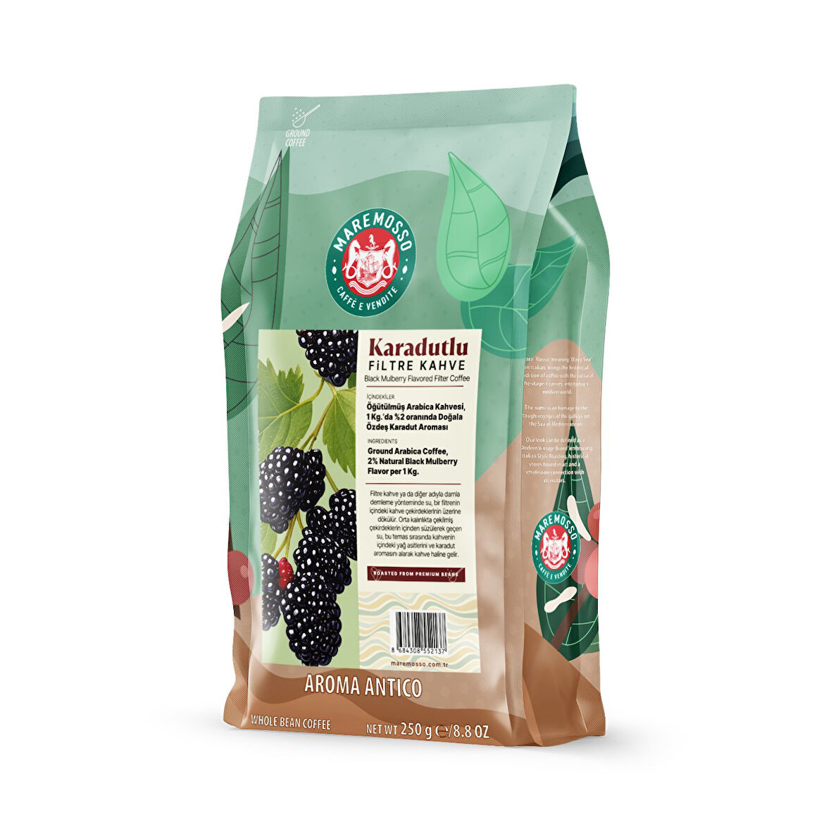 Karadut Aromalı Filtre Kahve 250 Gr.