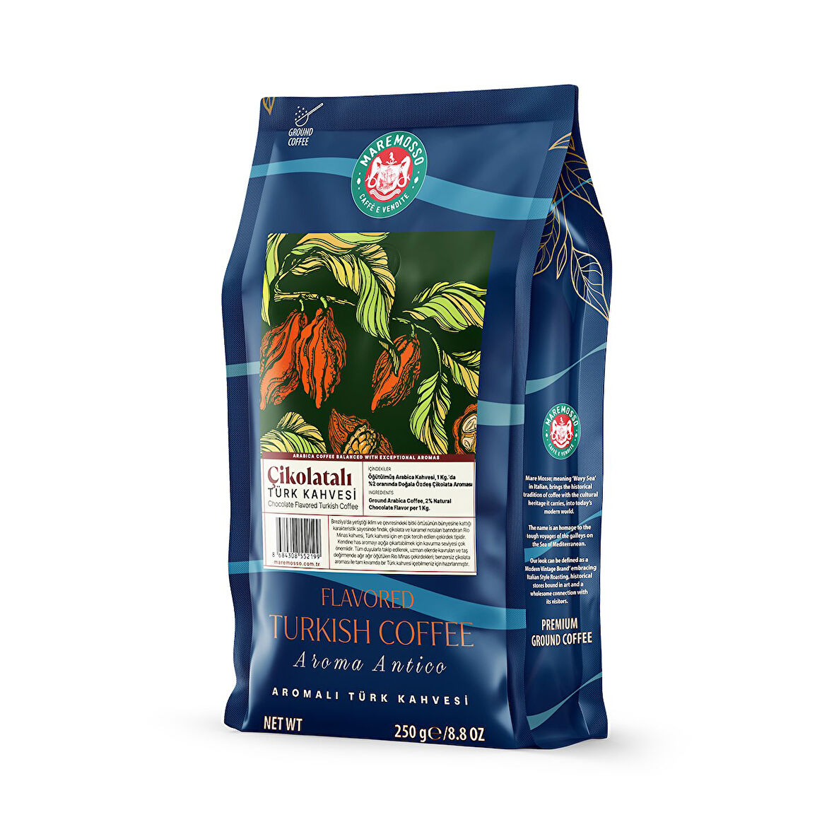 Çikolata Aromalı Türk Kahvesi 250 Gr.