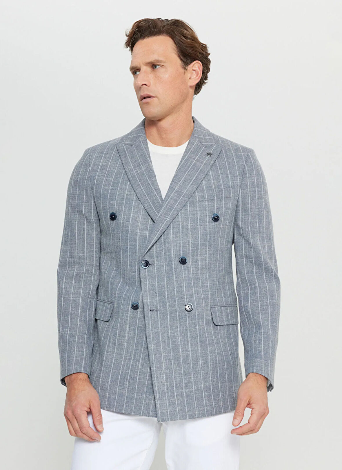 Altınyıldız Classics Slim Fit Lacivert Erkek Ceket ACE004252334_LAC