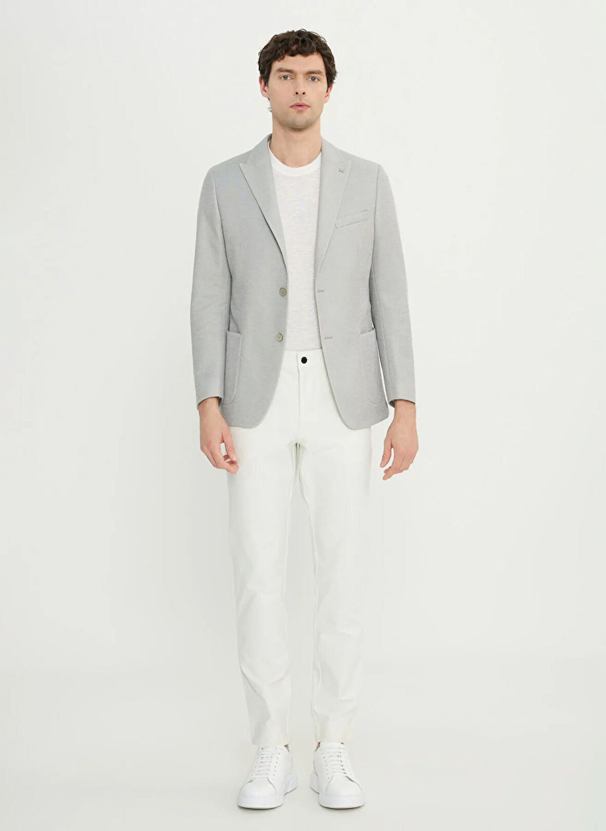 Altınyıldız Classics Slim Fit Gri Erkek Ceket ACE004252058_GRI