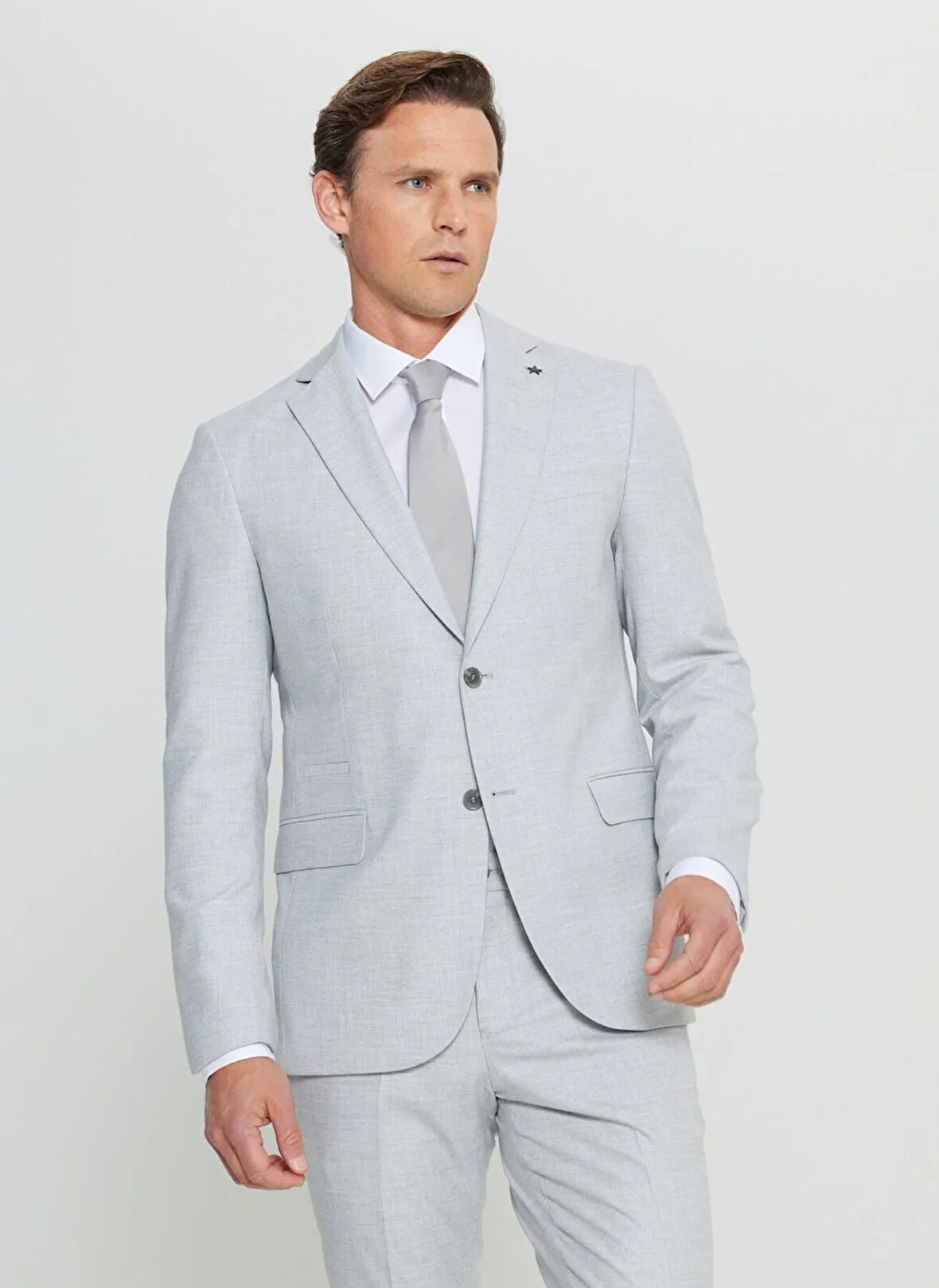 Altınyıldız Classics Normal Bel Slim Fit Gri Erkek Takım Elbise ACE030252242_GRI