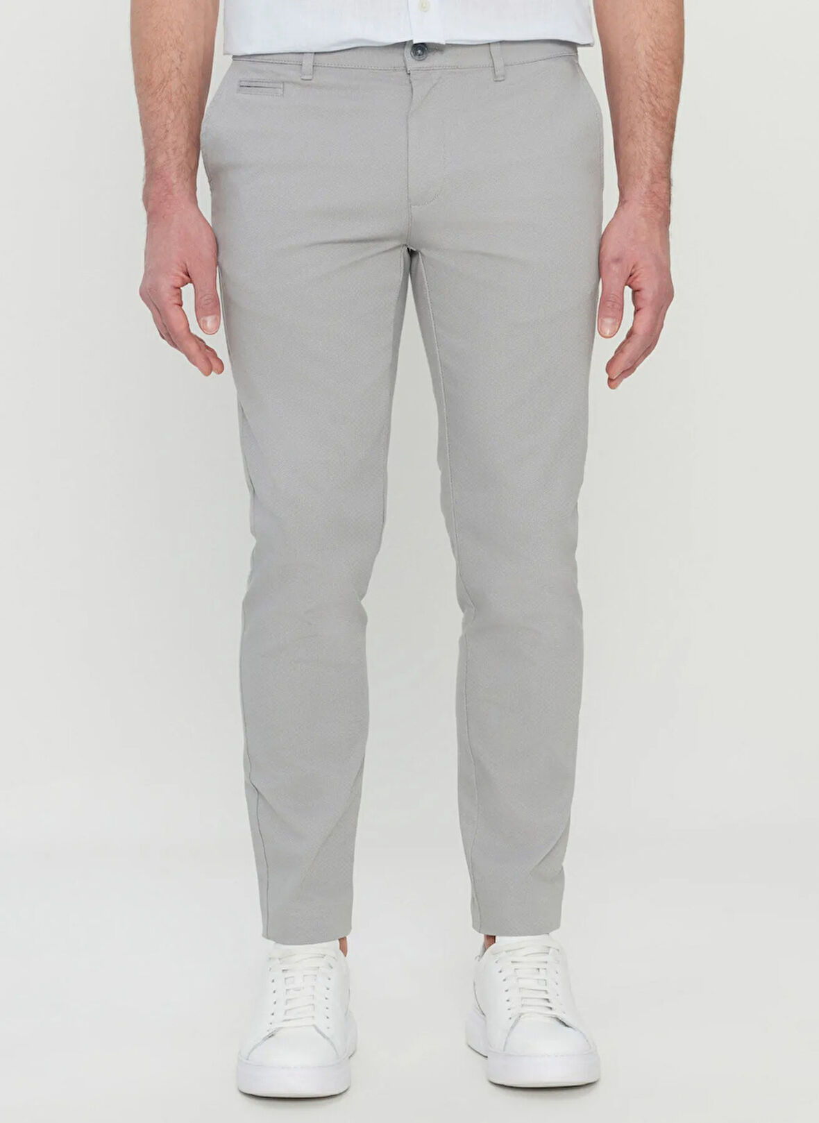 Altınyıldız Classics Normal Bel Normal Paça Slim Fit Gri Erkek Pantolon ACE001252192_GRI