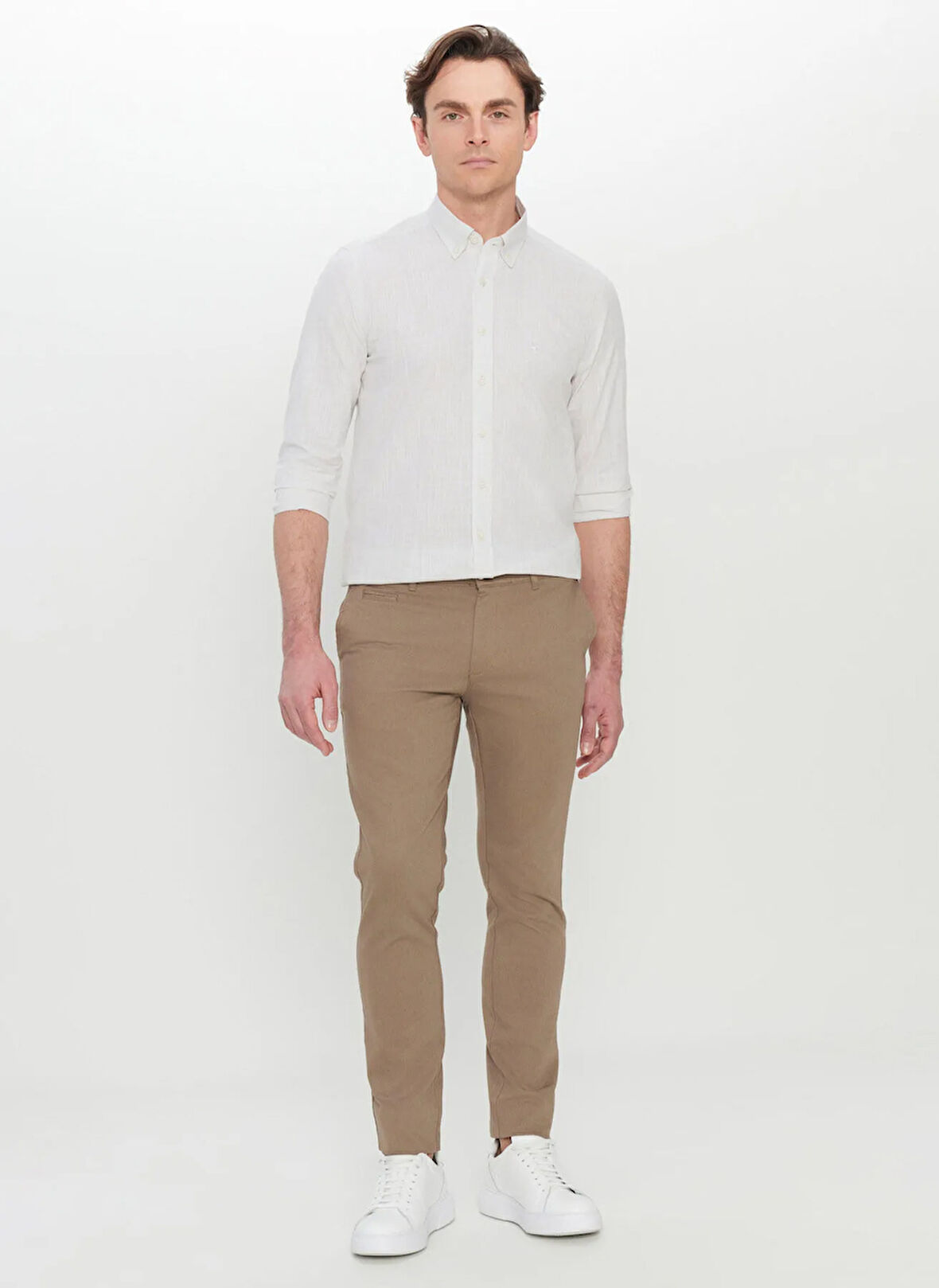 Altınyıldız Classics Normal Bel Normal Paça Slim Fit Bej Erkek Pantolon ACE001252192_BEJ