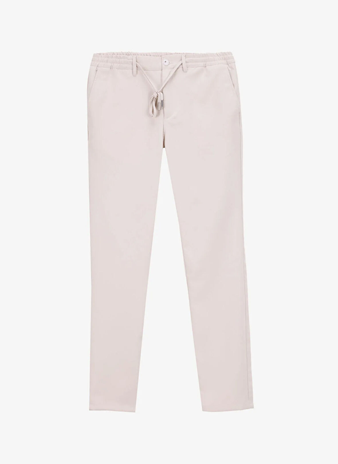 Altınyıldız Classics Bağlamalı Bel Normal Paça Slim Fit Taş Erkek Pantolon ACE001252275_TAS