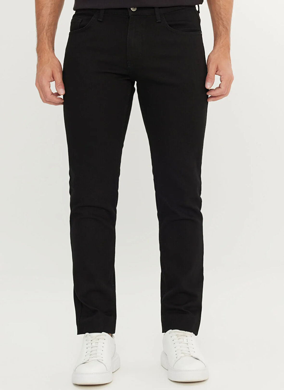 Altınyıldız Classics Normal Bel Slim Fit Siyah Erkek Denim Pantolon ACE001251279_SYH