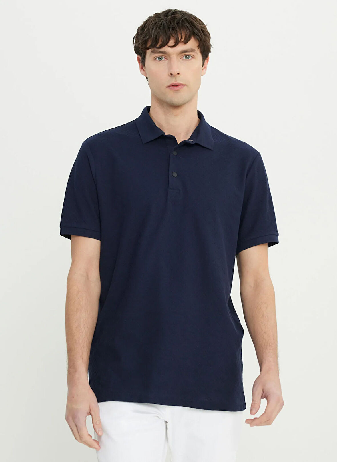 Altınyıldız Classics Polo Yaka Lacivert Erkek T-Shirt ACE091252009_LAC