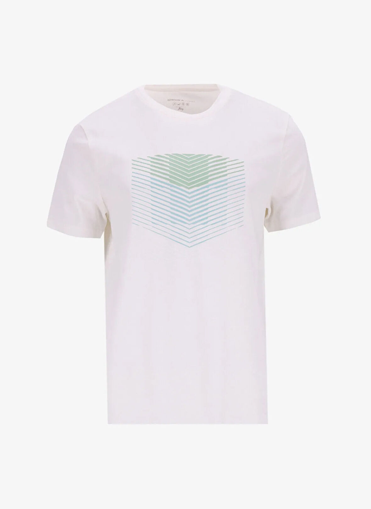 Altınyıldız Classics Bisiklet Yaka Baskılı Ekru Erkek T-Shirt ACE091252411_EKR