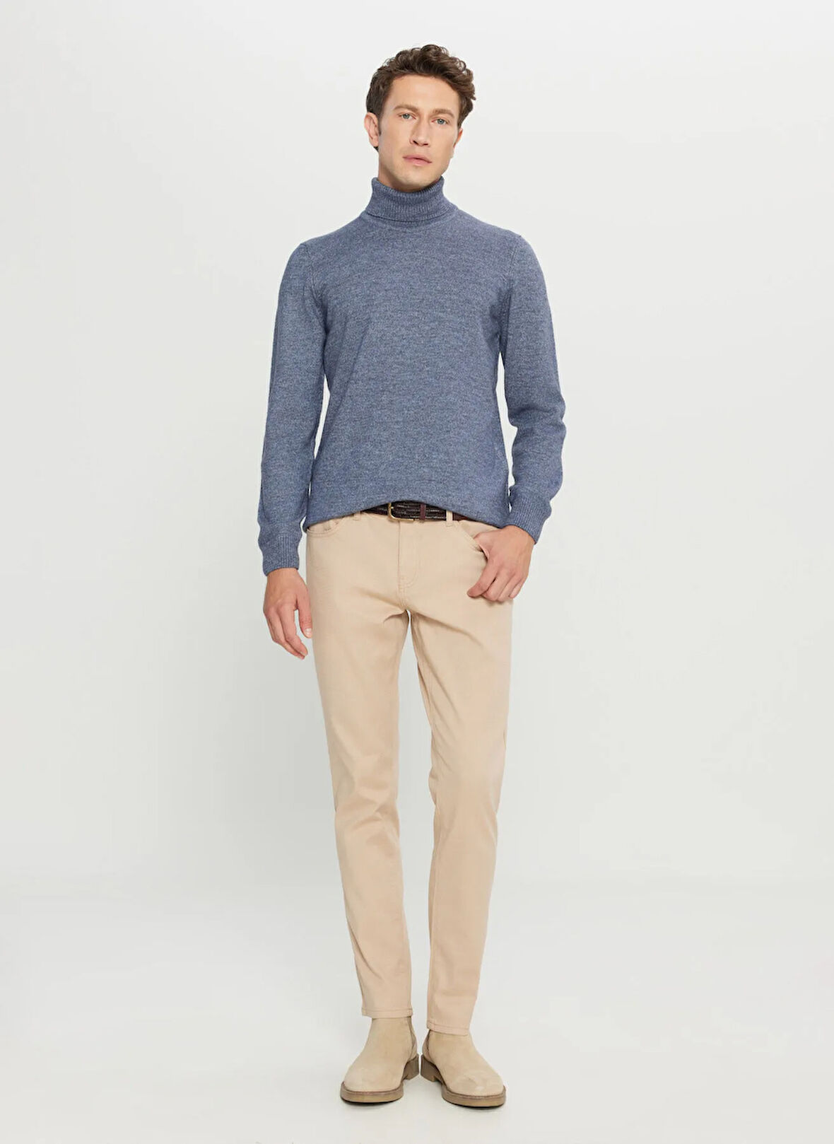 Altınyıldız Classics Normal Bel Normal Paça Slim Fit Bej Erkek Pantolon ACE001261455_BEJ