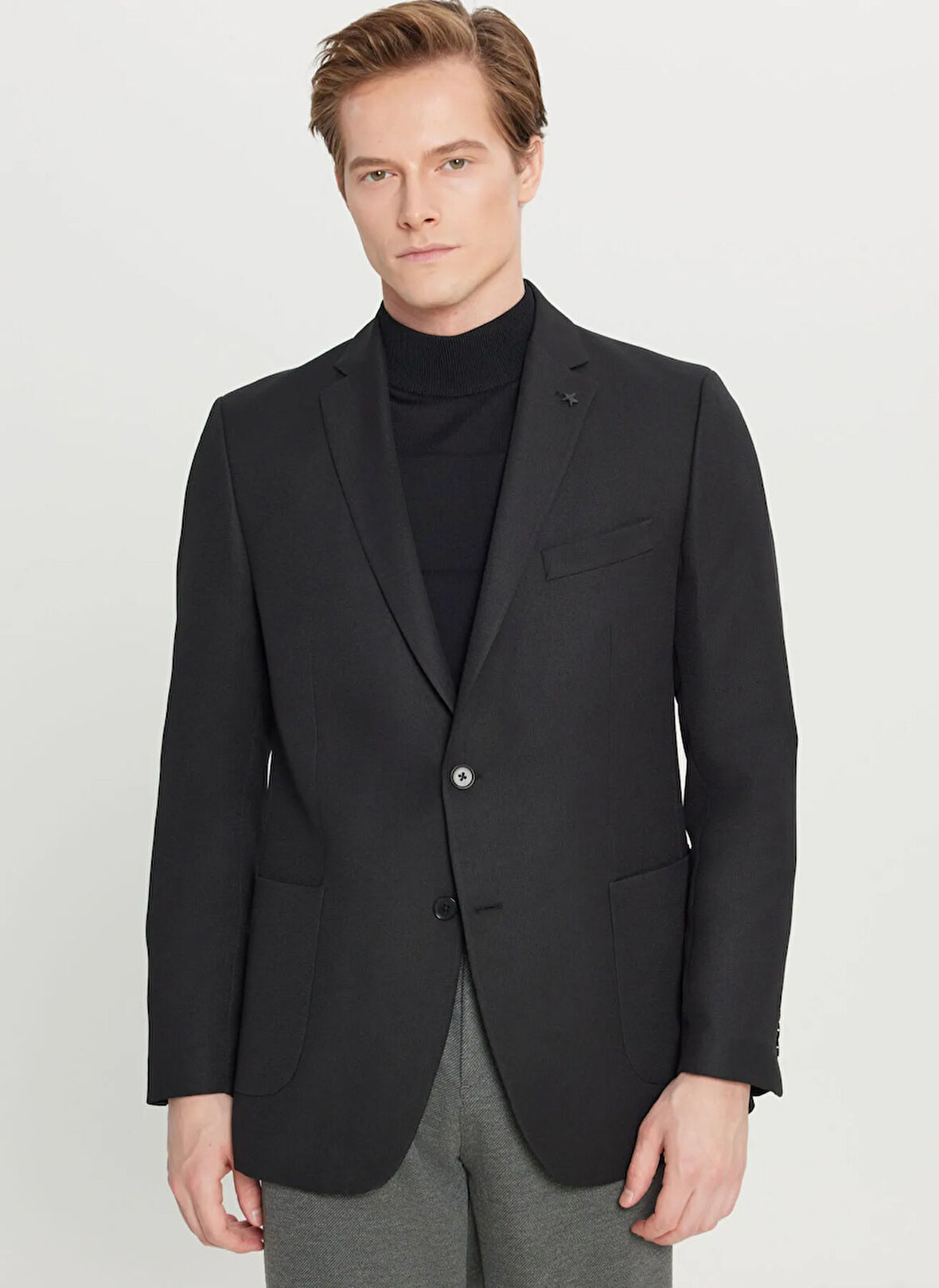 Altınyıldız Classics Slim Fit Siyah Erkek Ceket ACE004261378_SYH