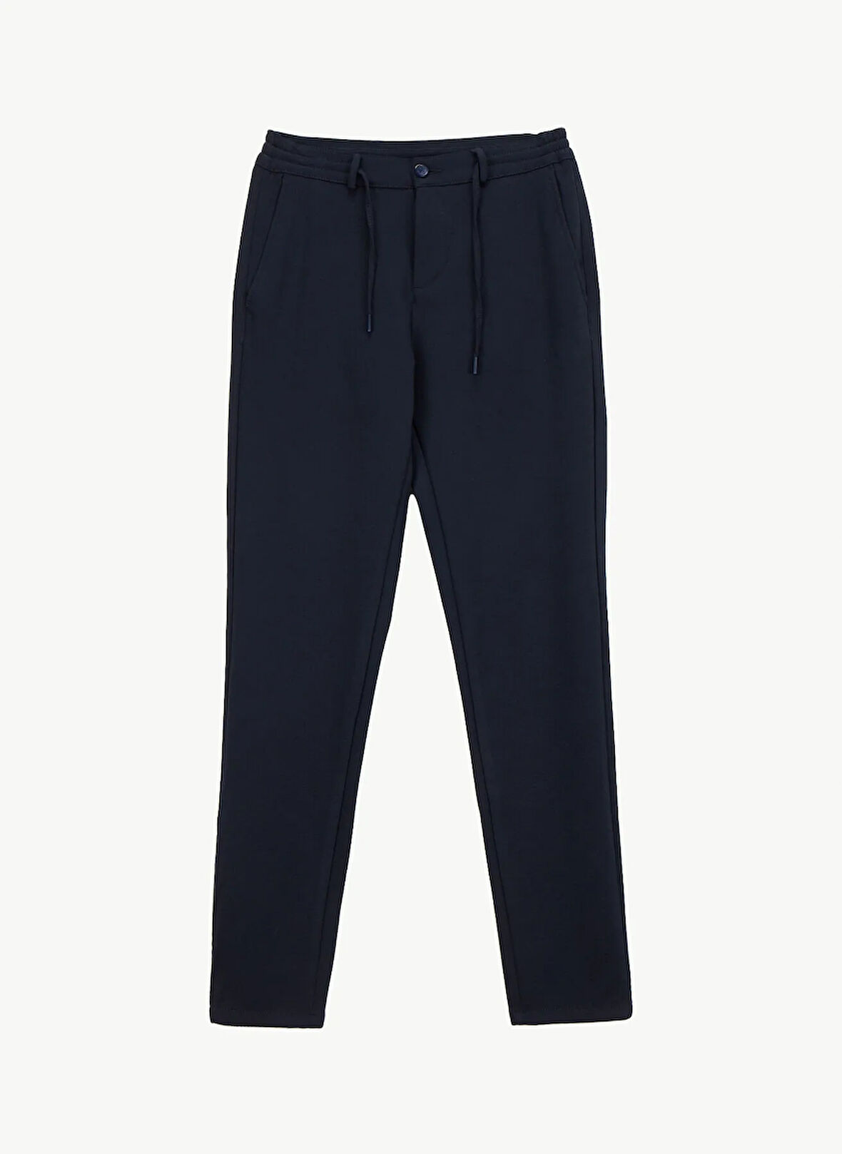 Altınyıldız Classics Bağlamalı Bel Dar Paça Jogger Lacivert Erkek Pantolon ACE001261530_LAC