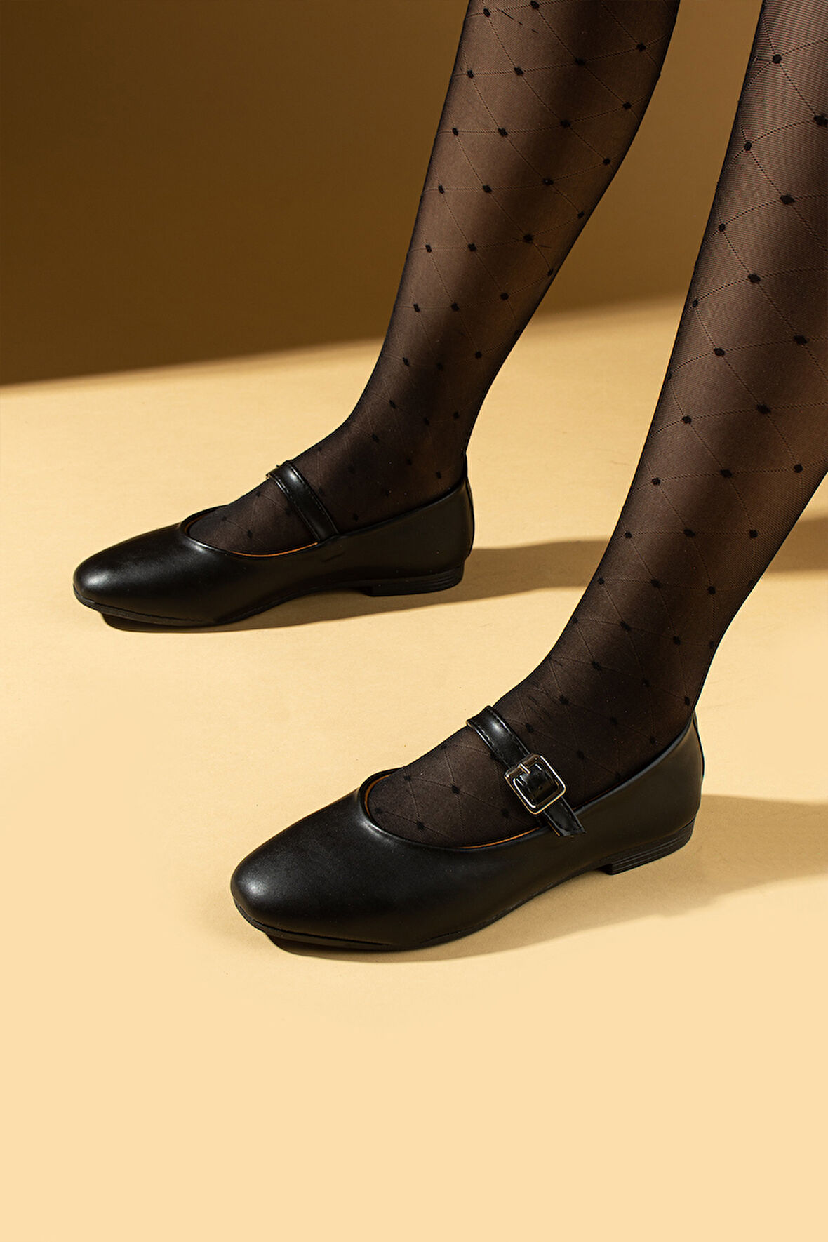 Pembe Potin Tokalı Rahat Kalıp Kadın Babet 57-52-25Cilt